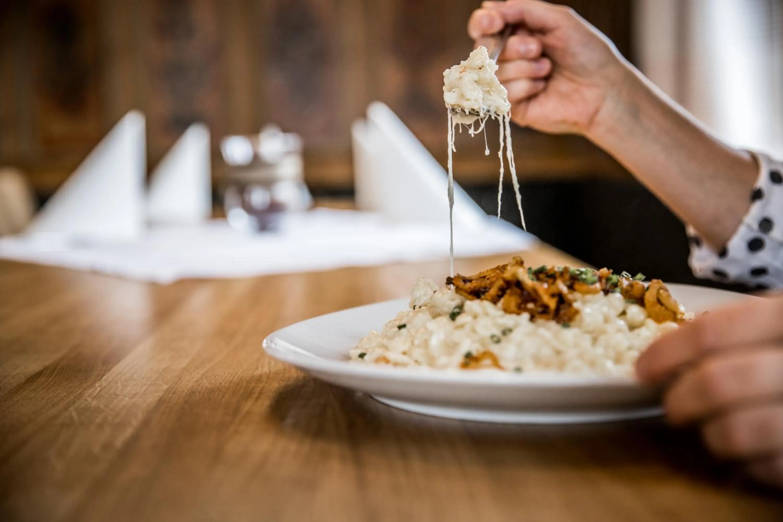 Food and drinks in Hotel zur Rose