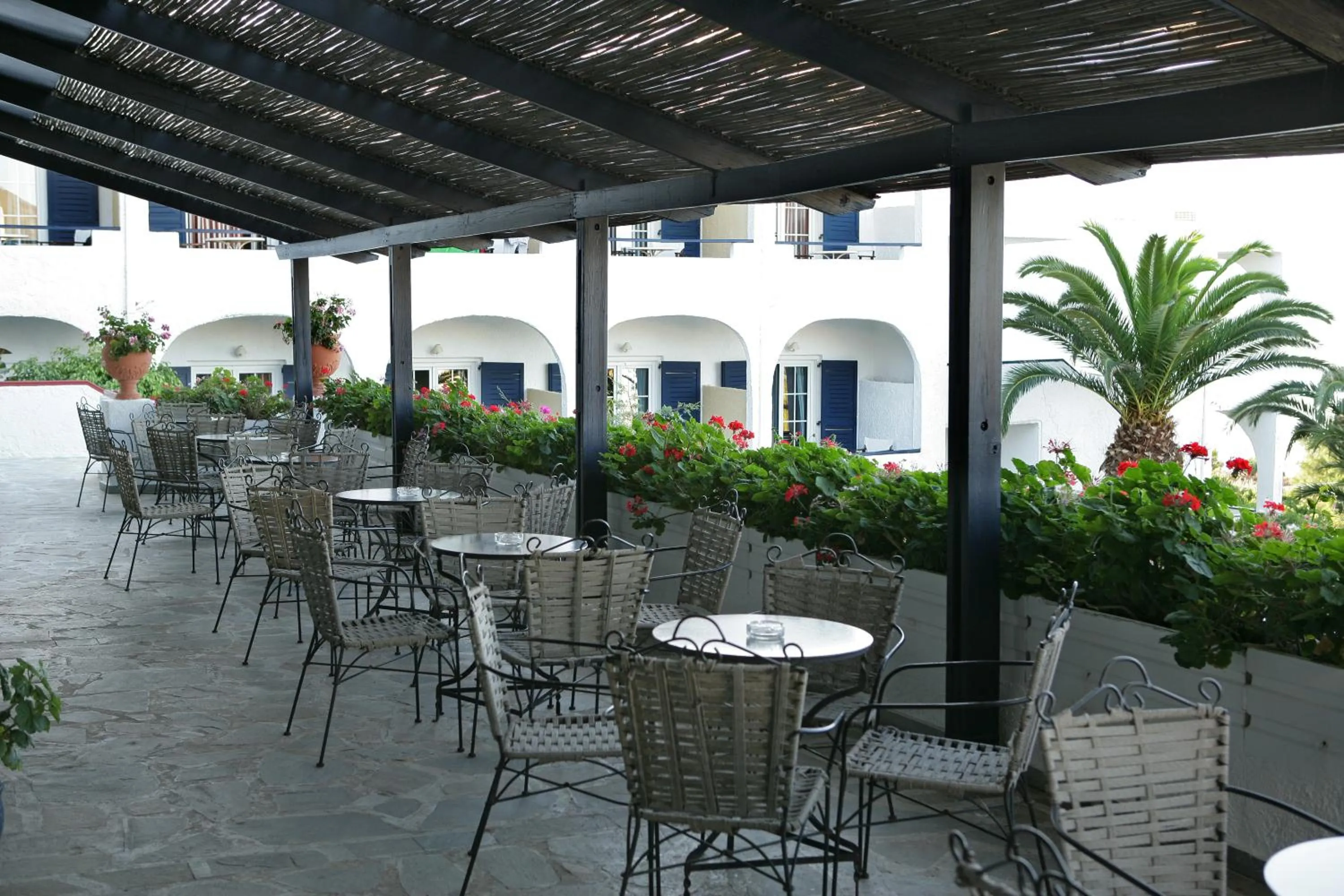 Balcony/Terrace in Andros Holiday Hotel