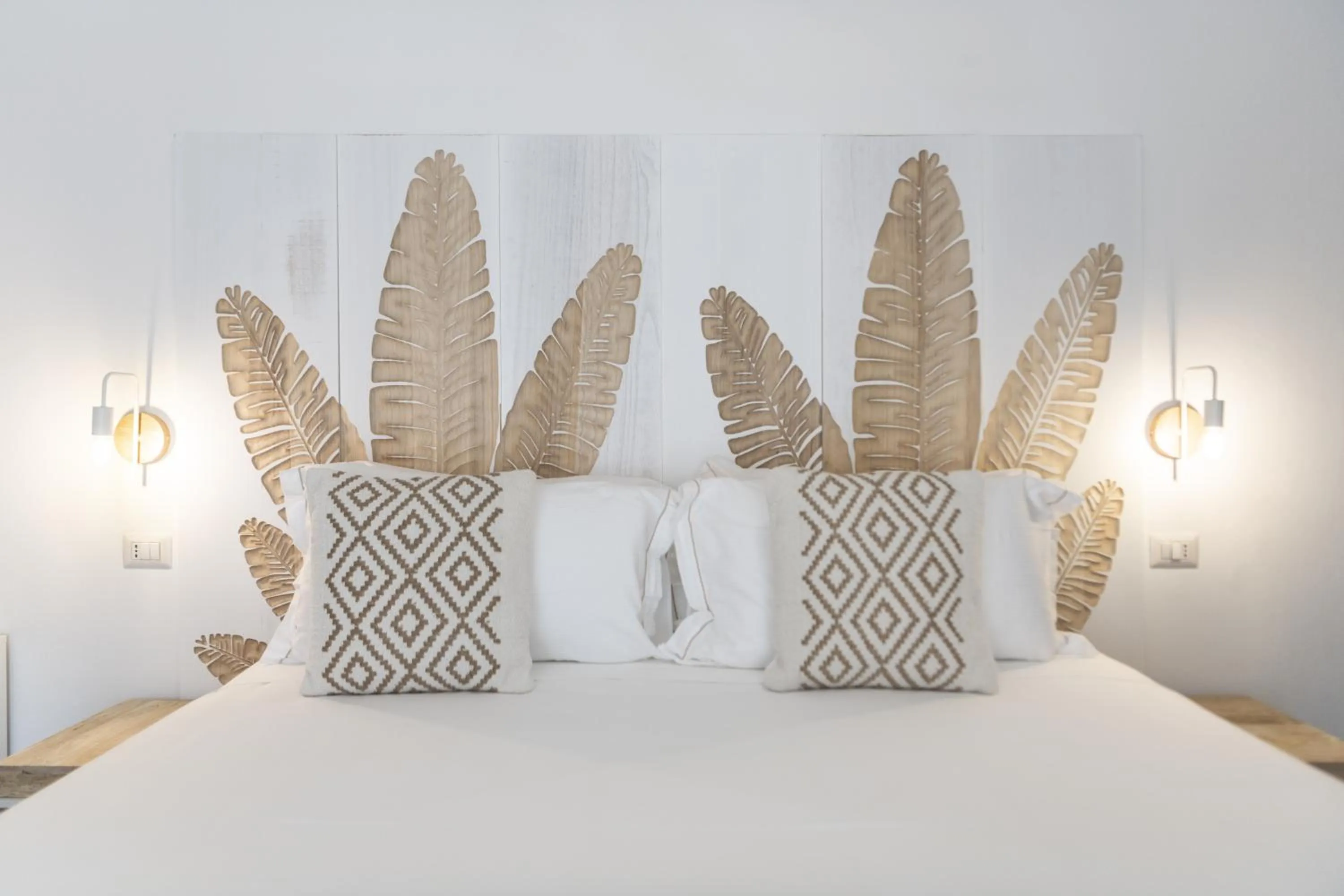 Bed in Hotel Brennero