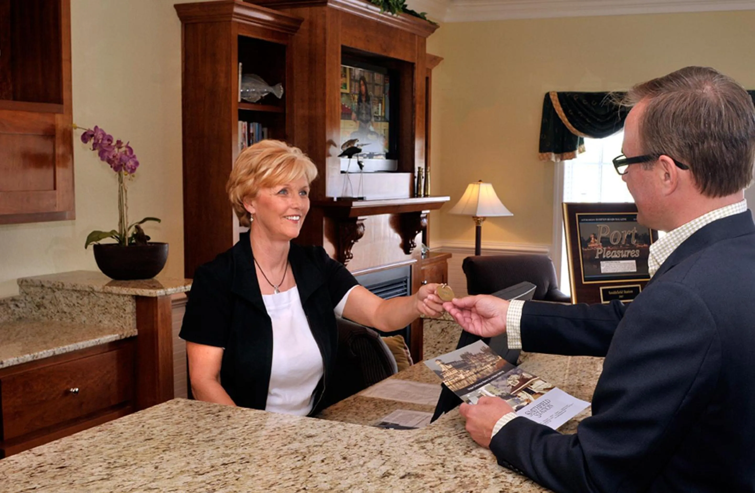 People in Smithfield Station