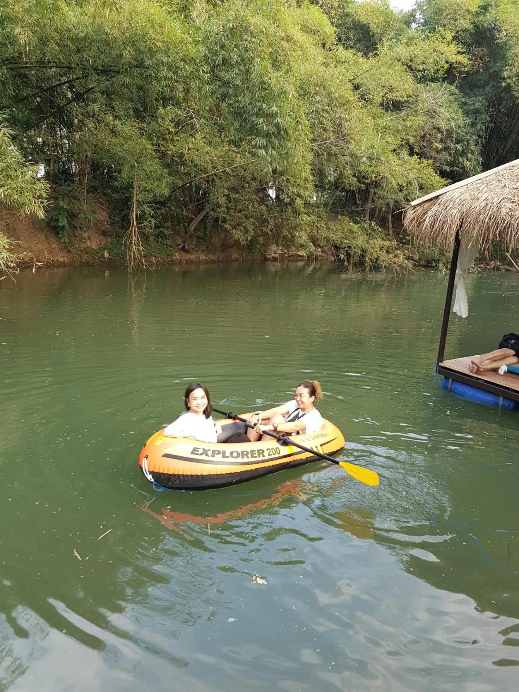 Fishing in Brookhouse at Khaoyai