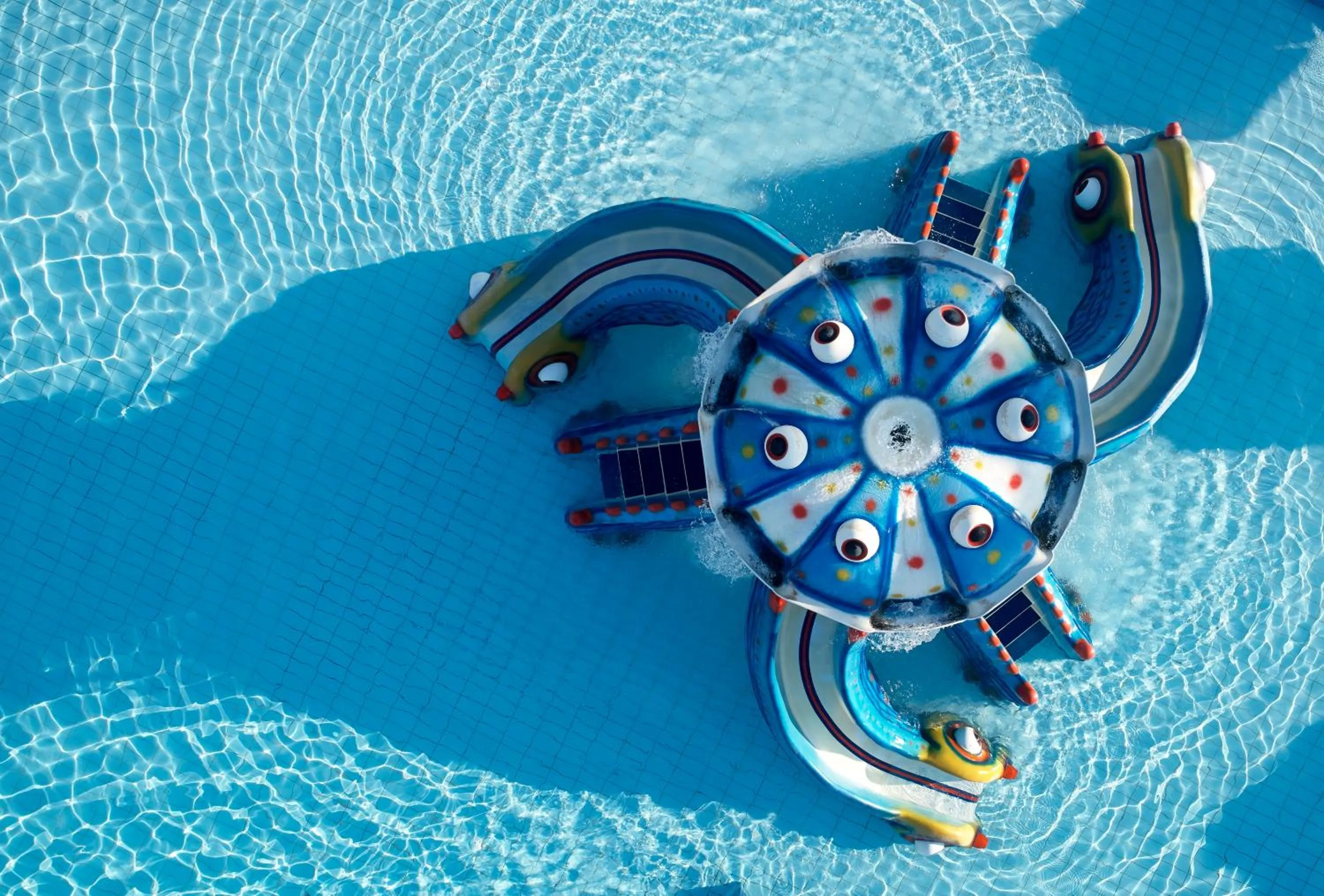 Bird's eye view in Lindos Princess Beach Hotel