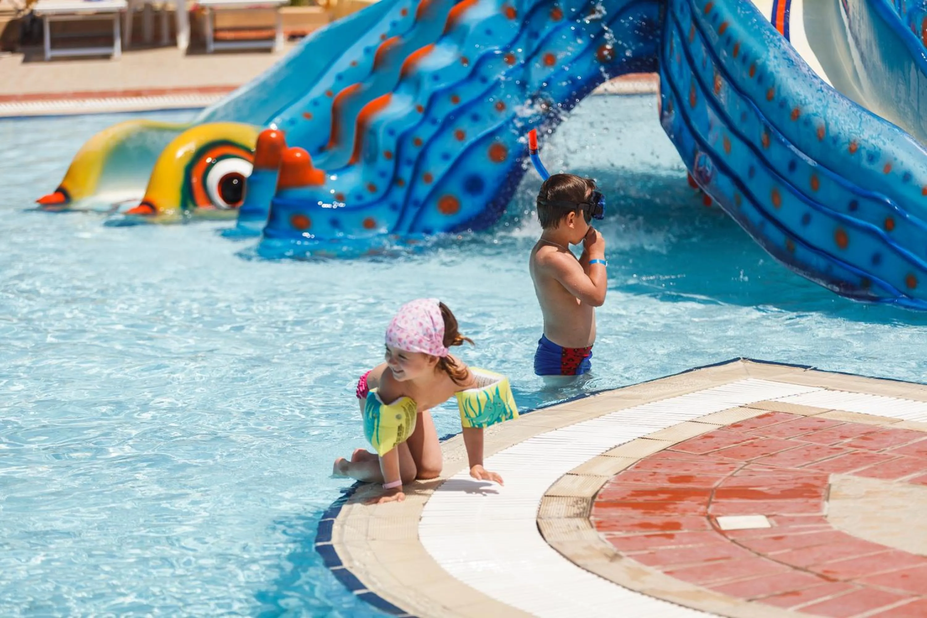 Swimming pool in Lindos Princess Beach Hotel