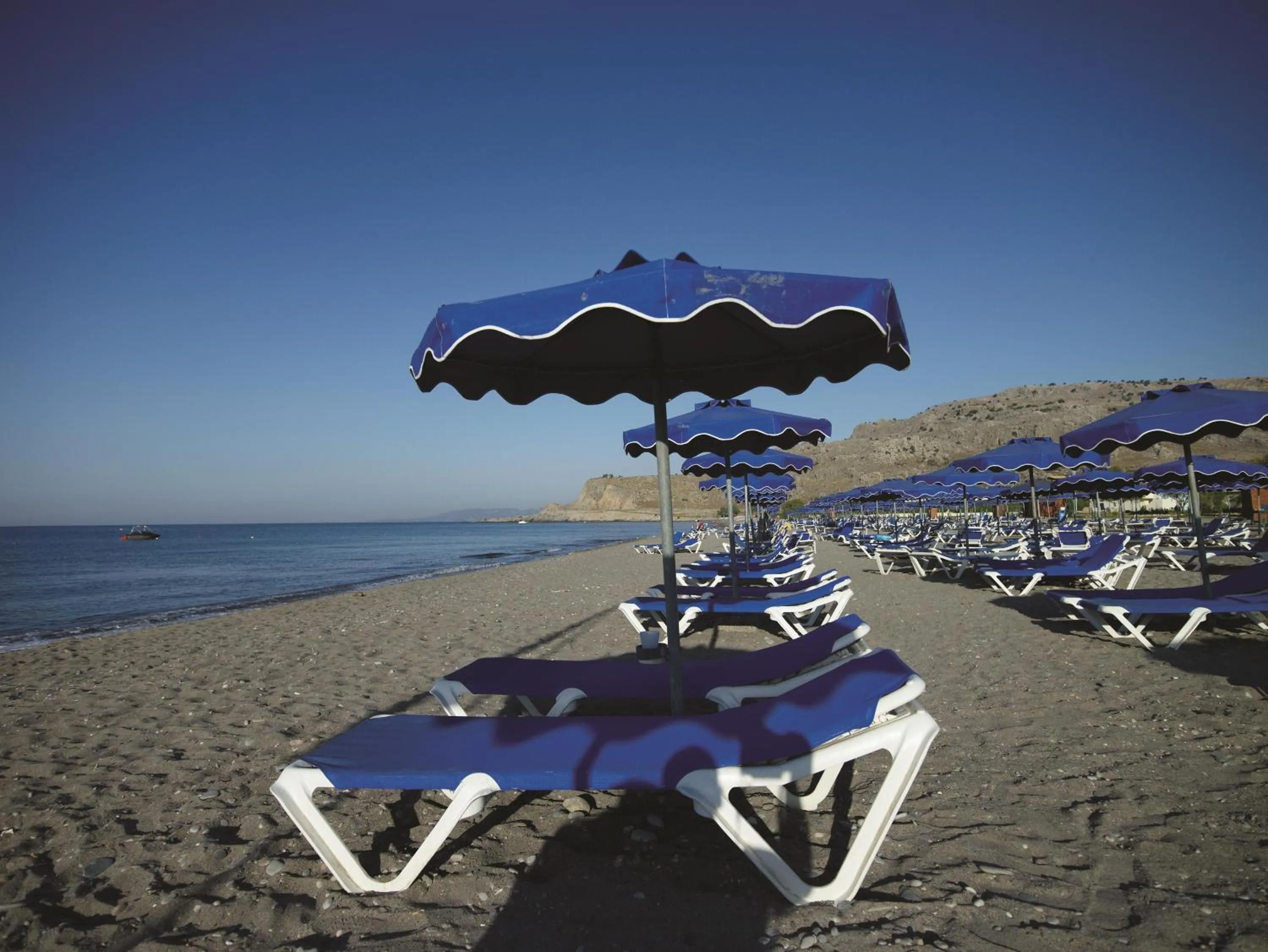 Beach in Lindos Princess Beach Hotel