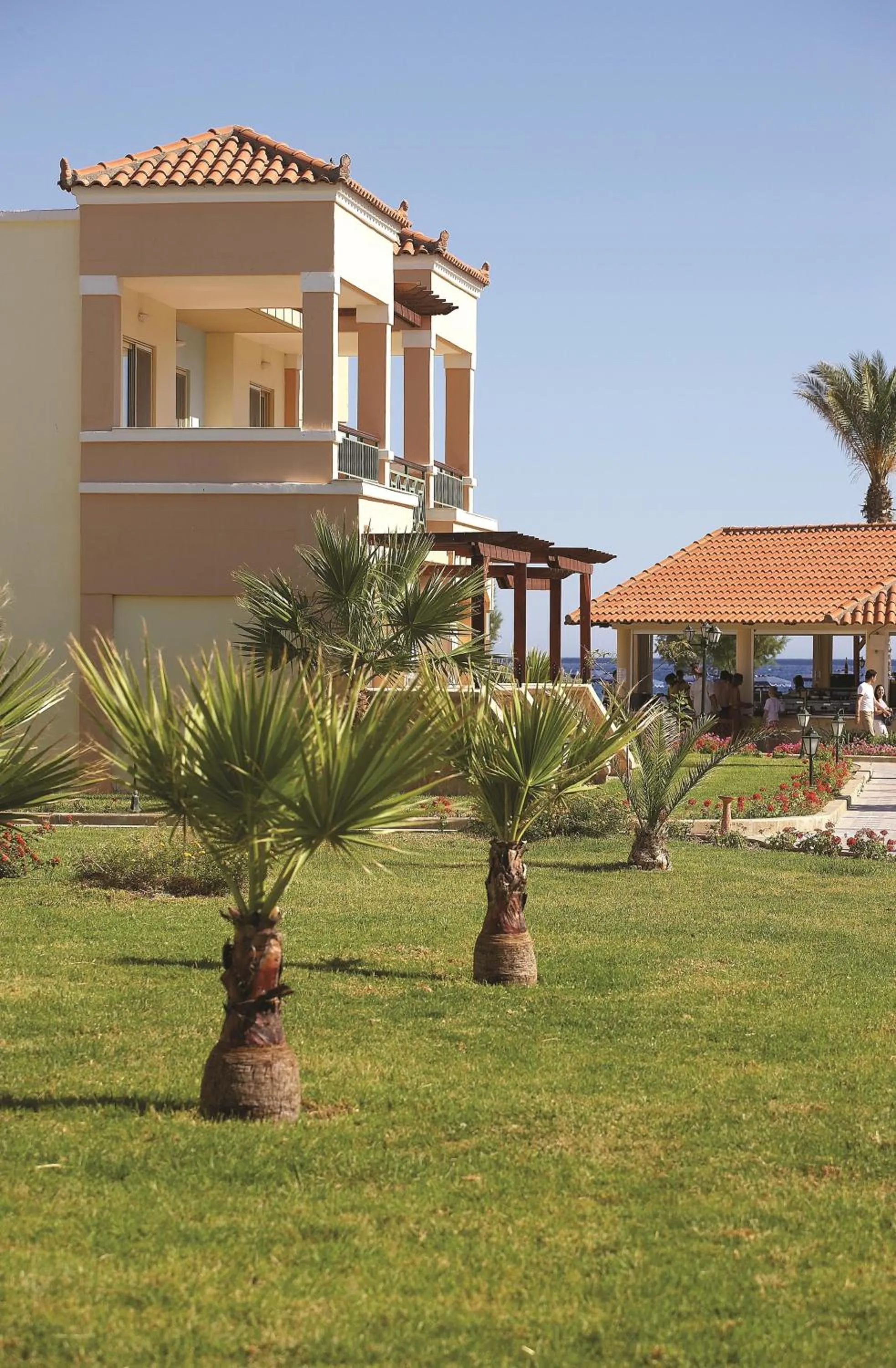 Facade/entrance in Lindos Princess Beach Hotel