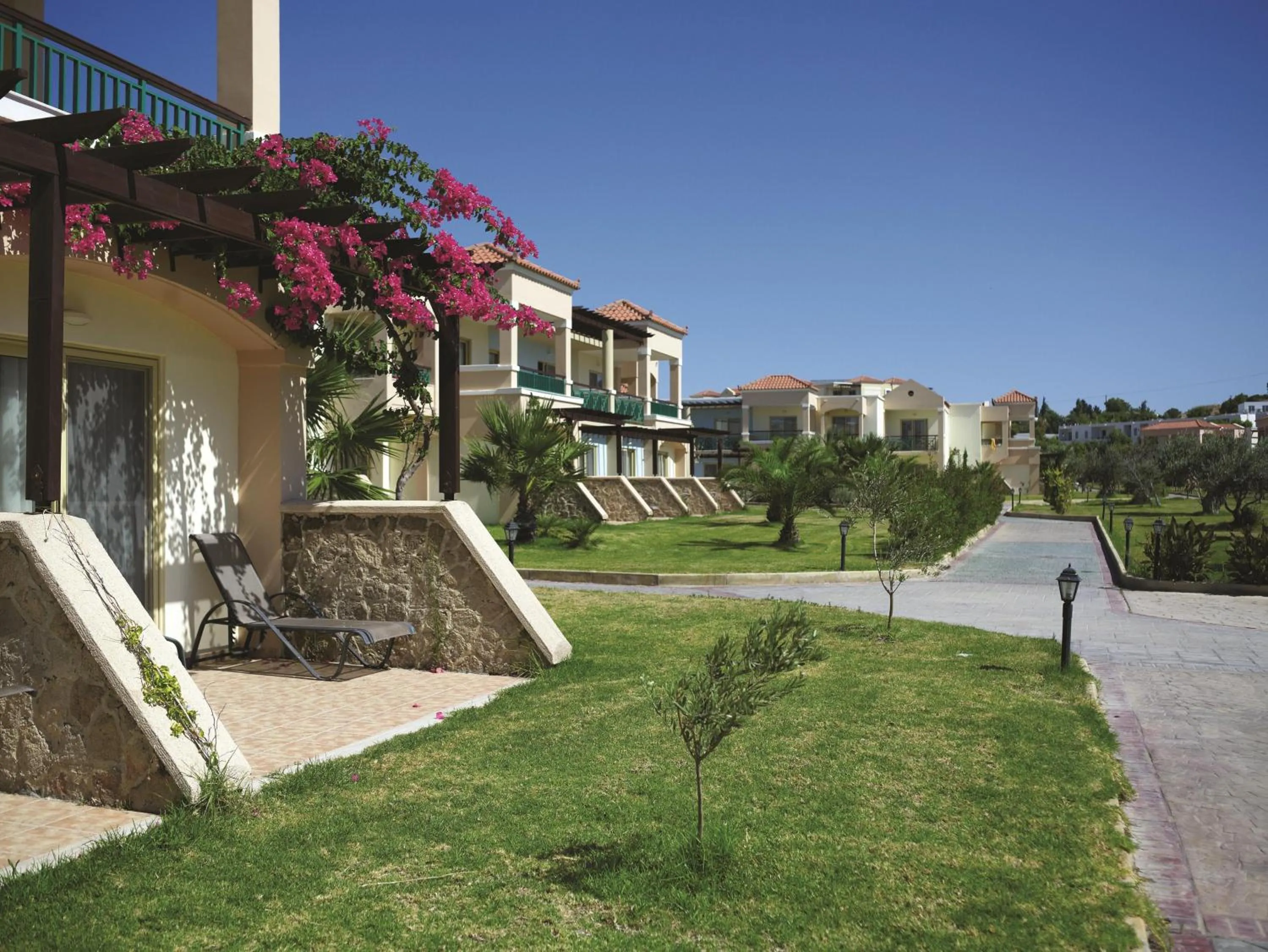 Facade/entrance in Lindos Princess Beach Hotel