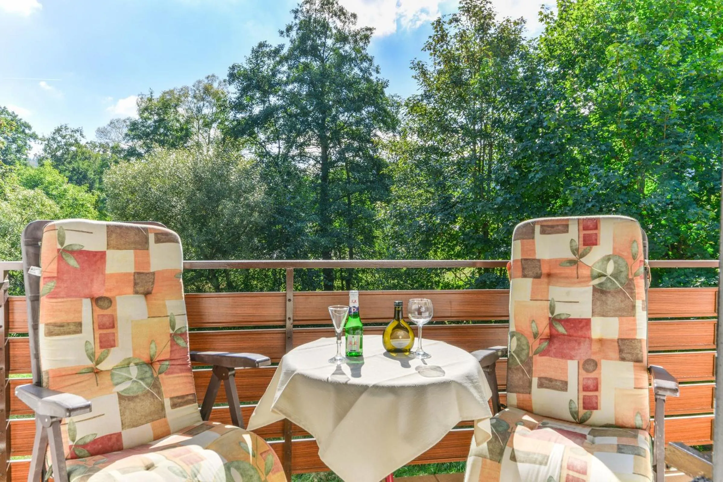 Garden view in Hotel Zur Mühle