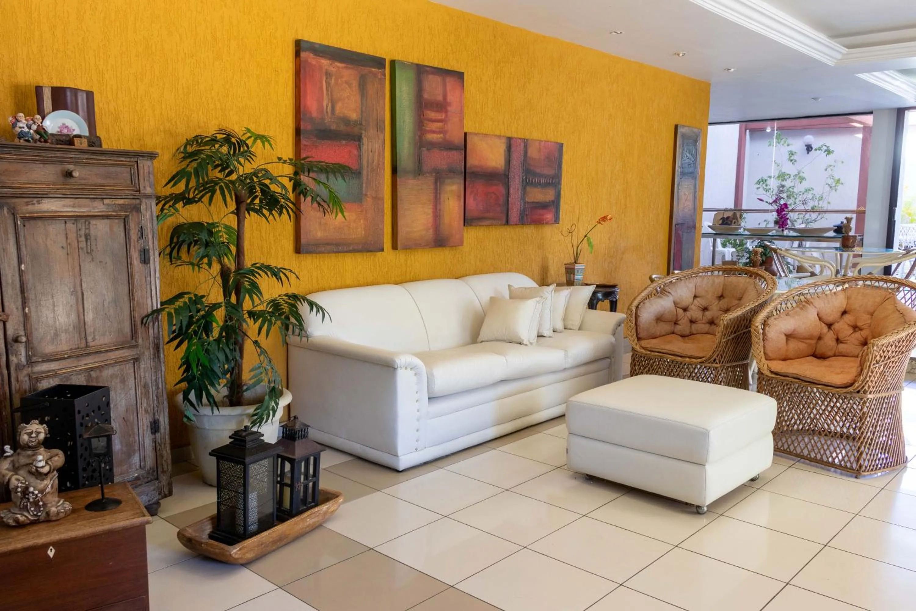 Living room in Pousada Boulevard