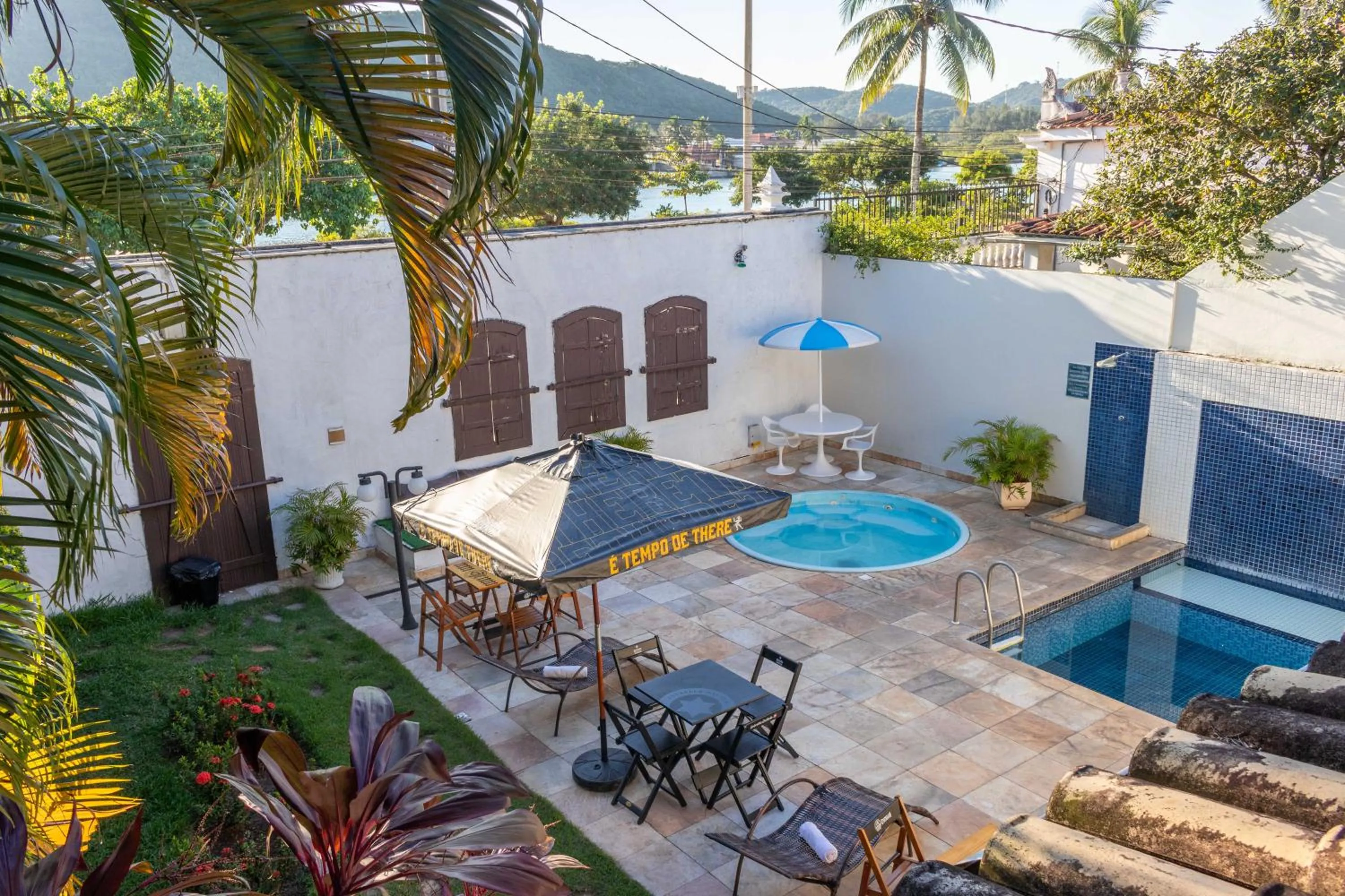 Garden view in Pousada Boulevard