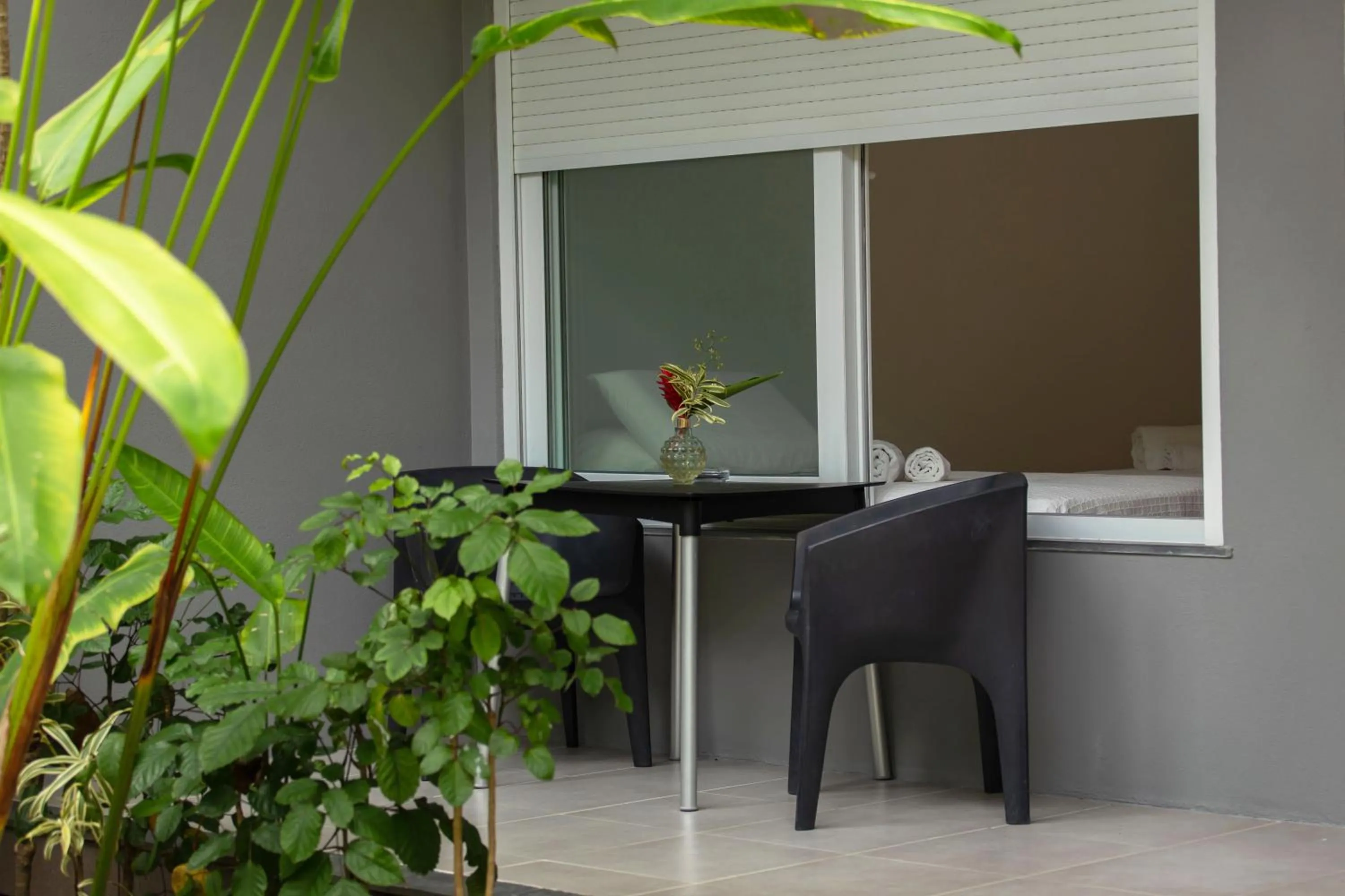 Patio in Villa dos Graffitis Pousada