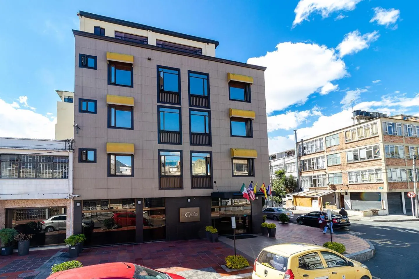 Facade/entrance in Hotel El Campin