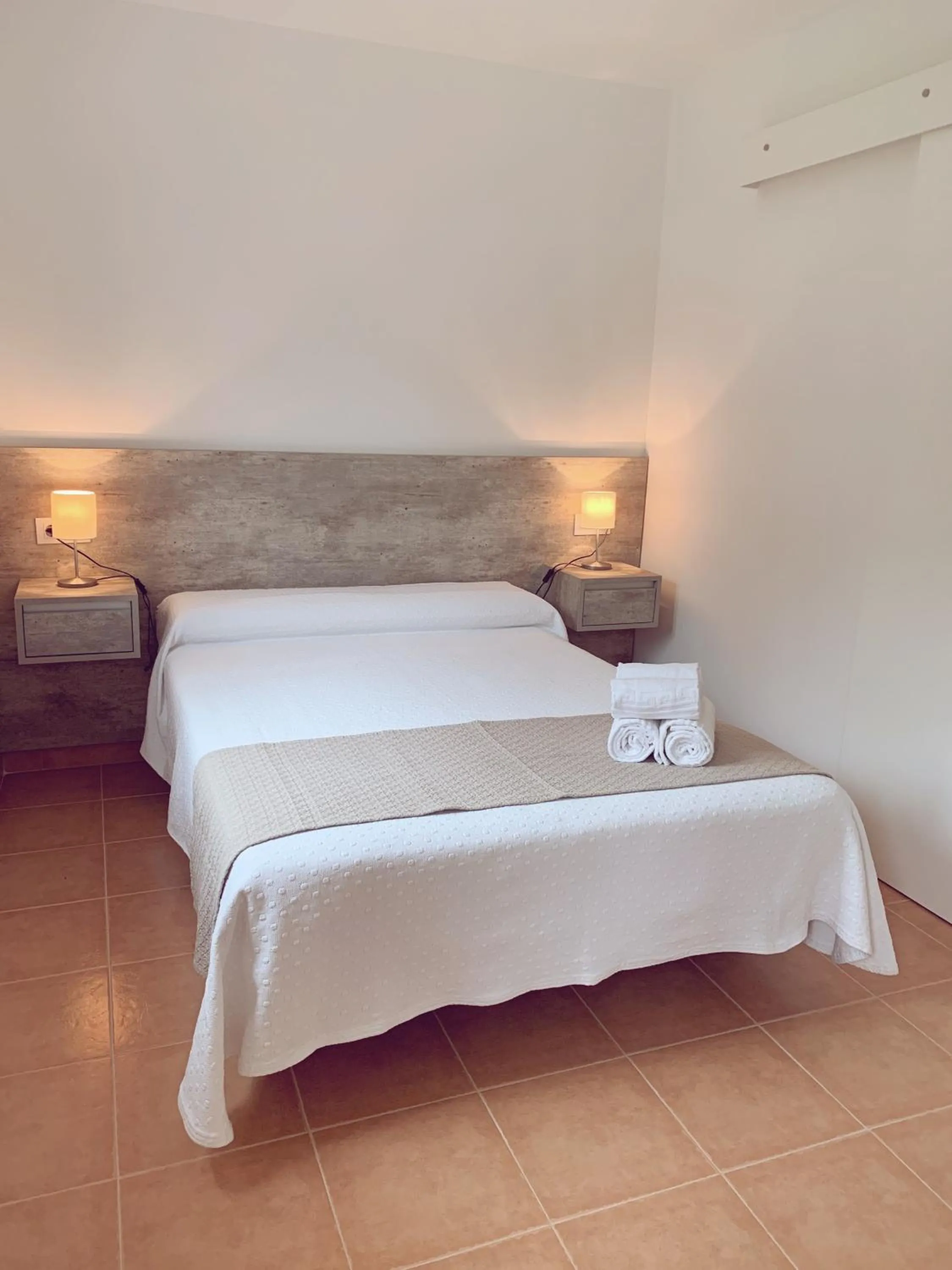 Bed in Pensión San Antón