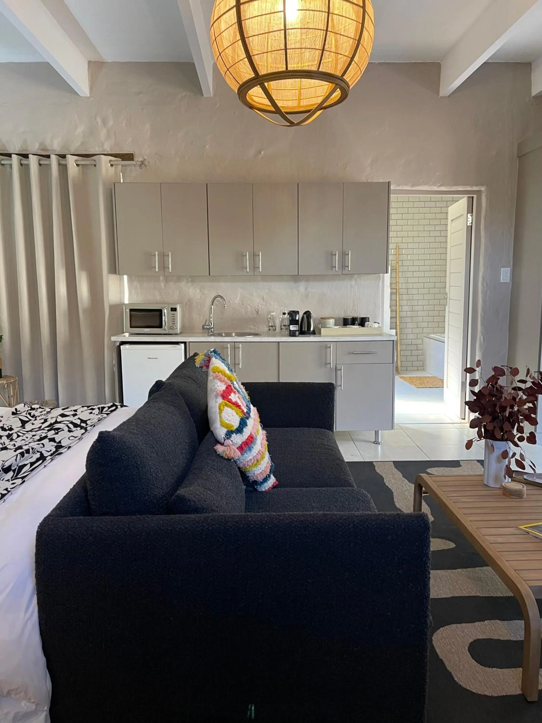 Living room, Bed in Bly B&B