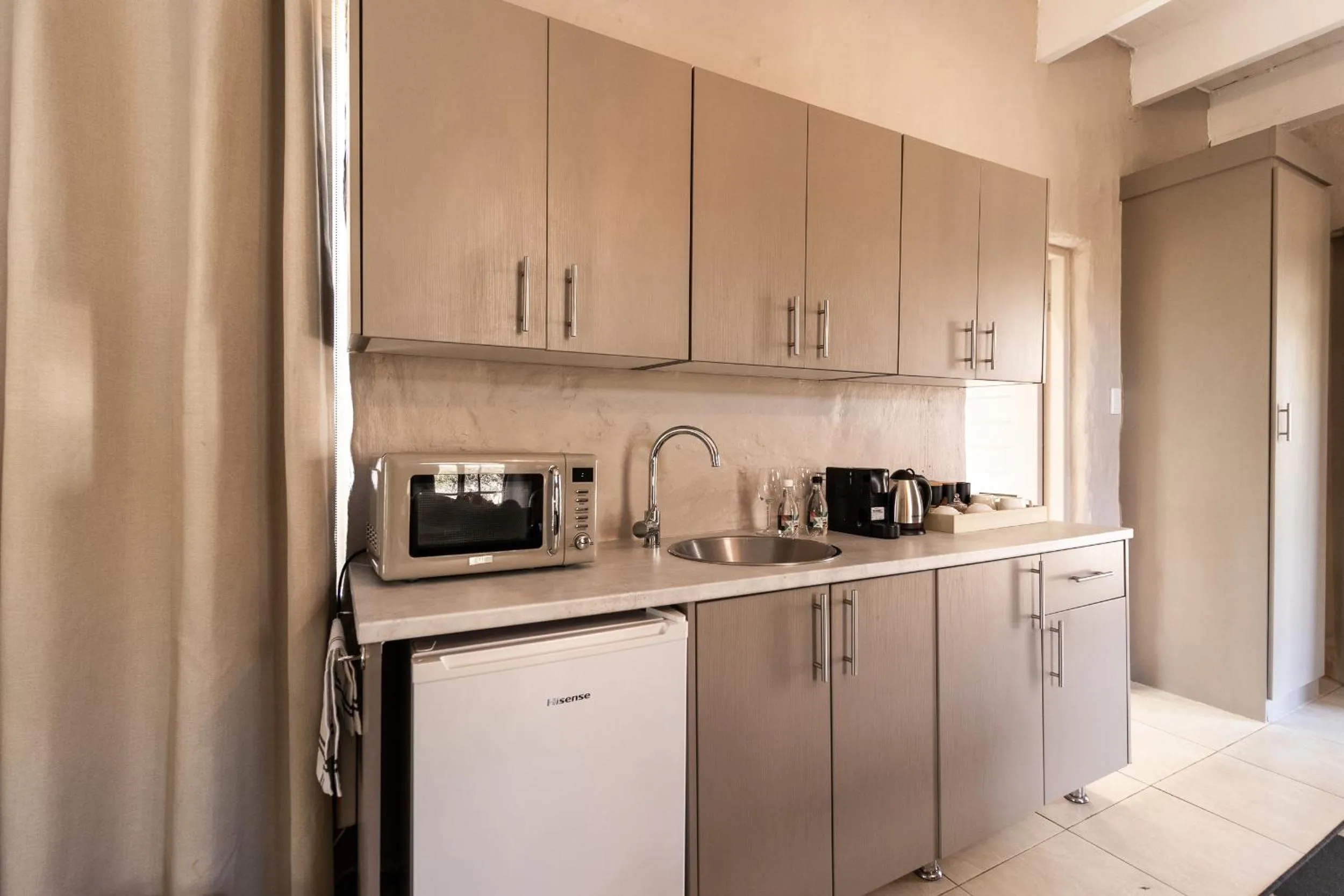 Kitchen or kitchenette in Bly B&B