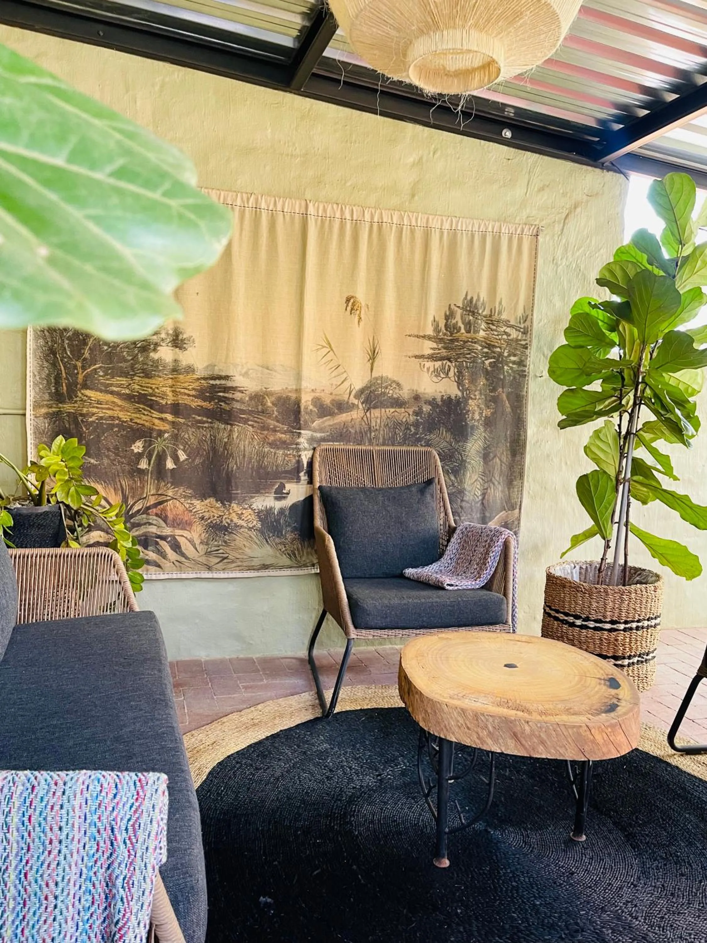 Seating area in Bly B&B