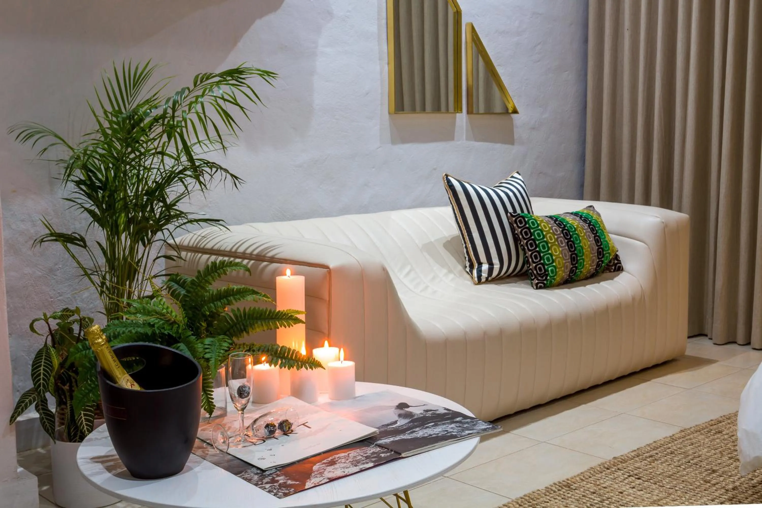 Living room in Bly B&B