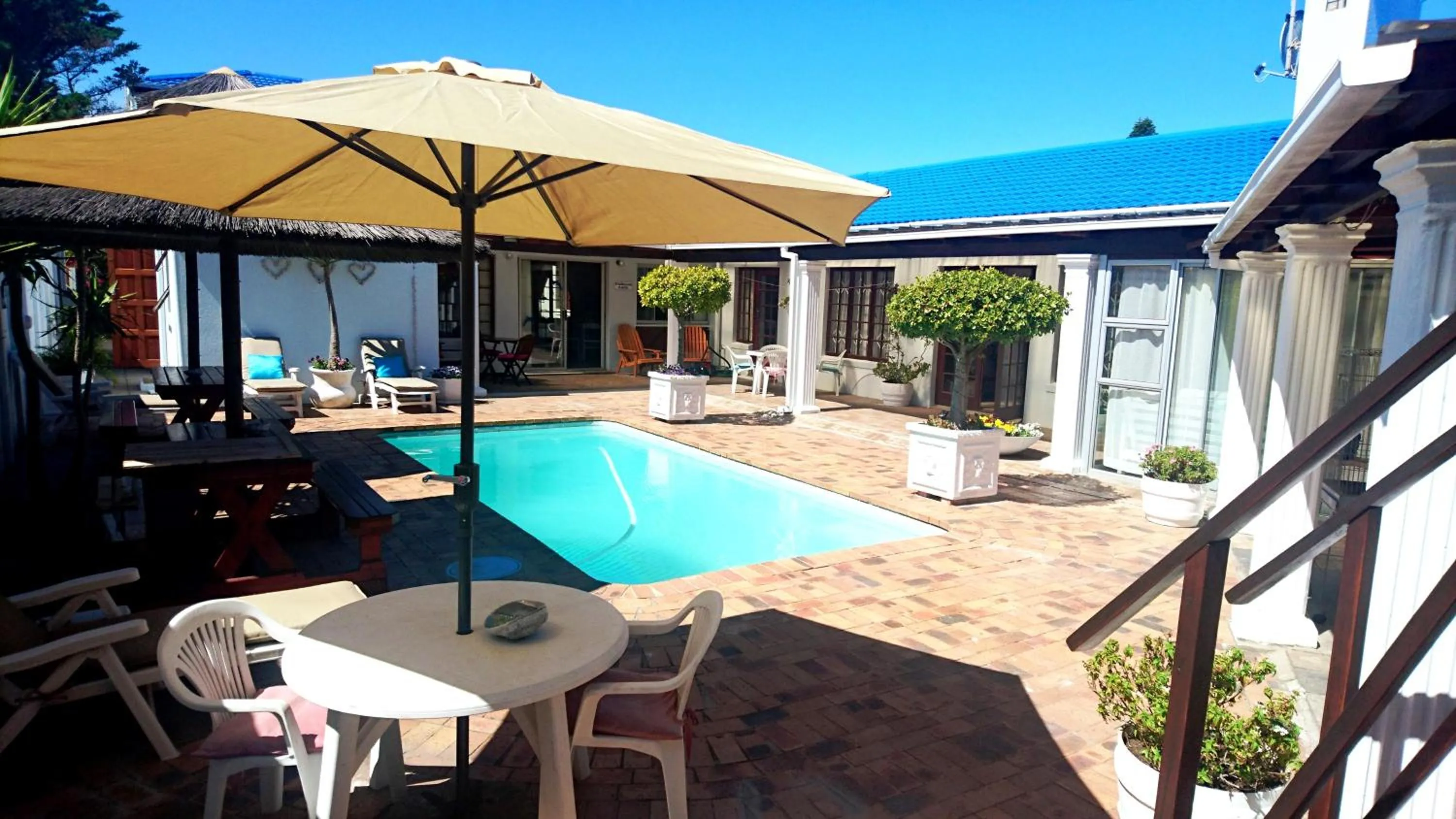 Pool view in Dolphin Inn Blouberg