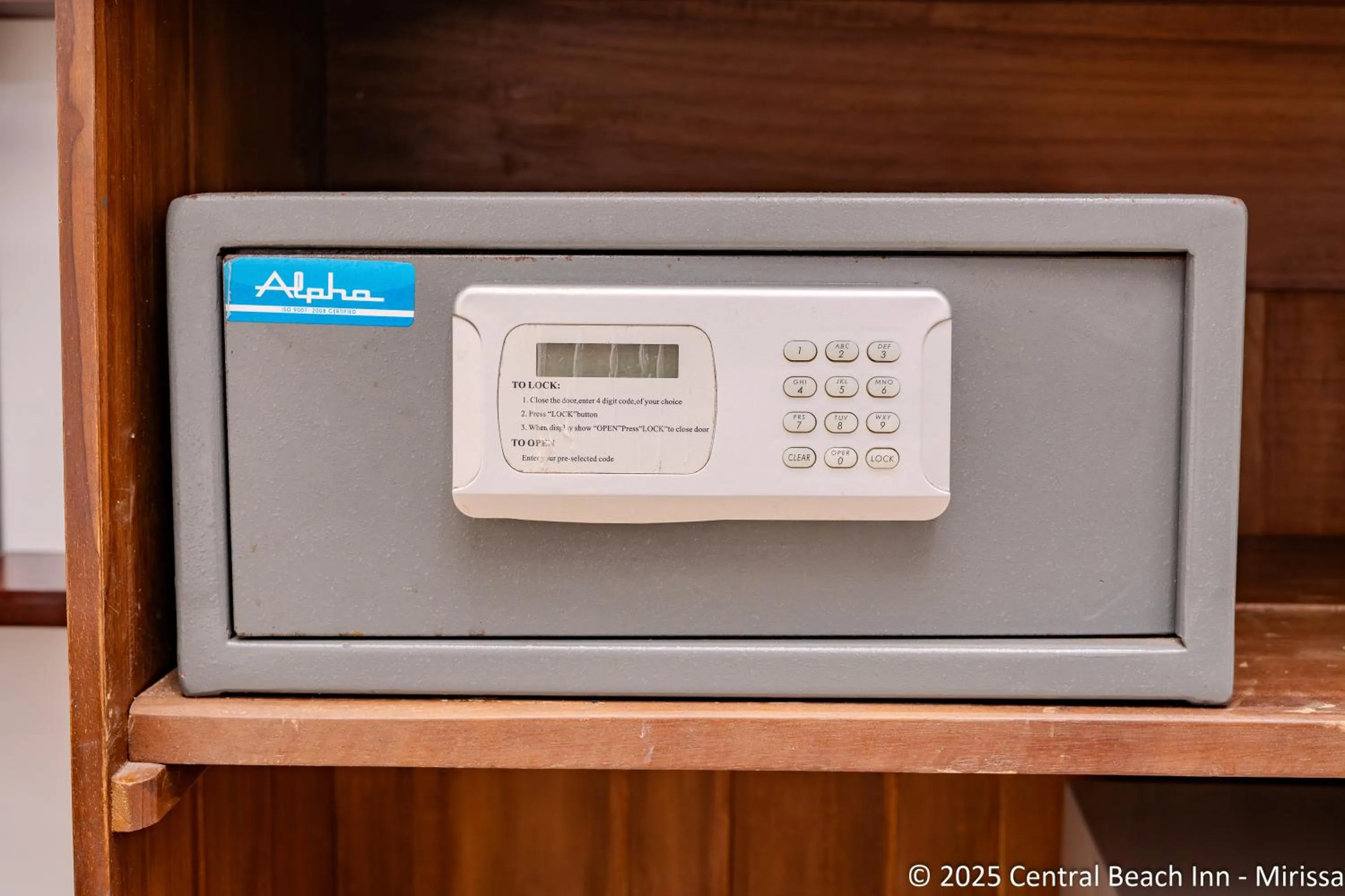 safe in Central Beach Inn