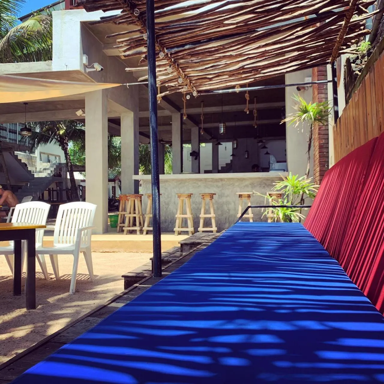 Seating area in Central Beach Inn