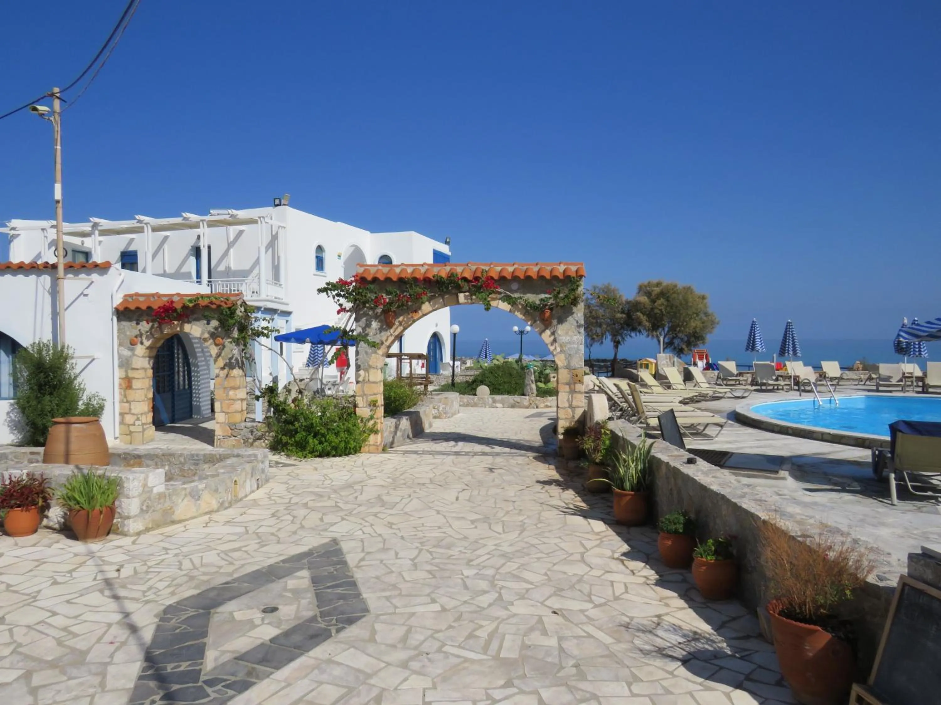 Bird's eye view in Blue Beach Villas Apartments