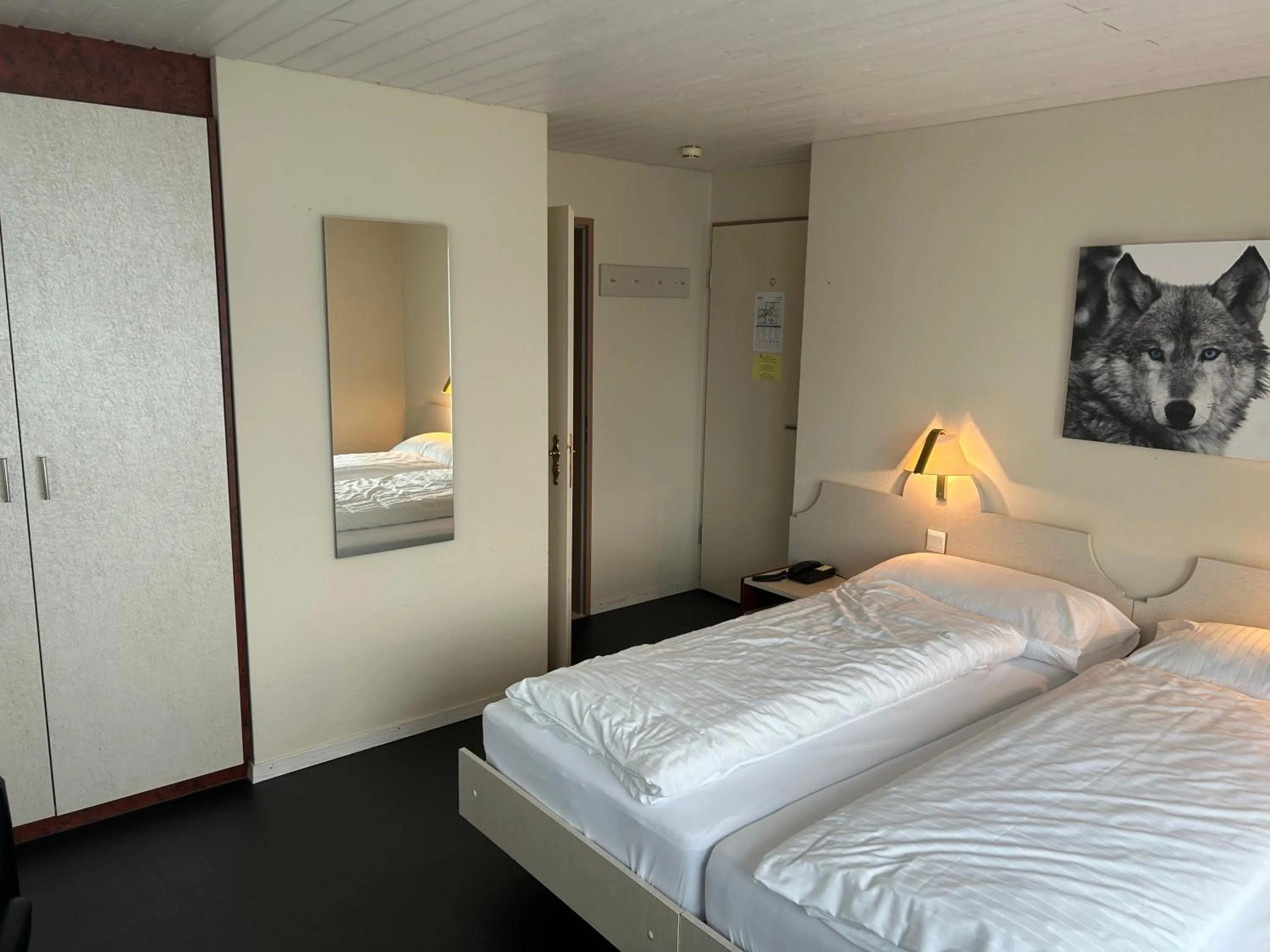 Bed in Strandhotel Seeblick