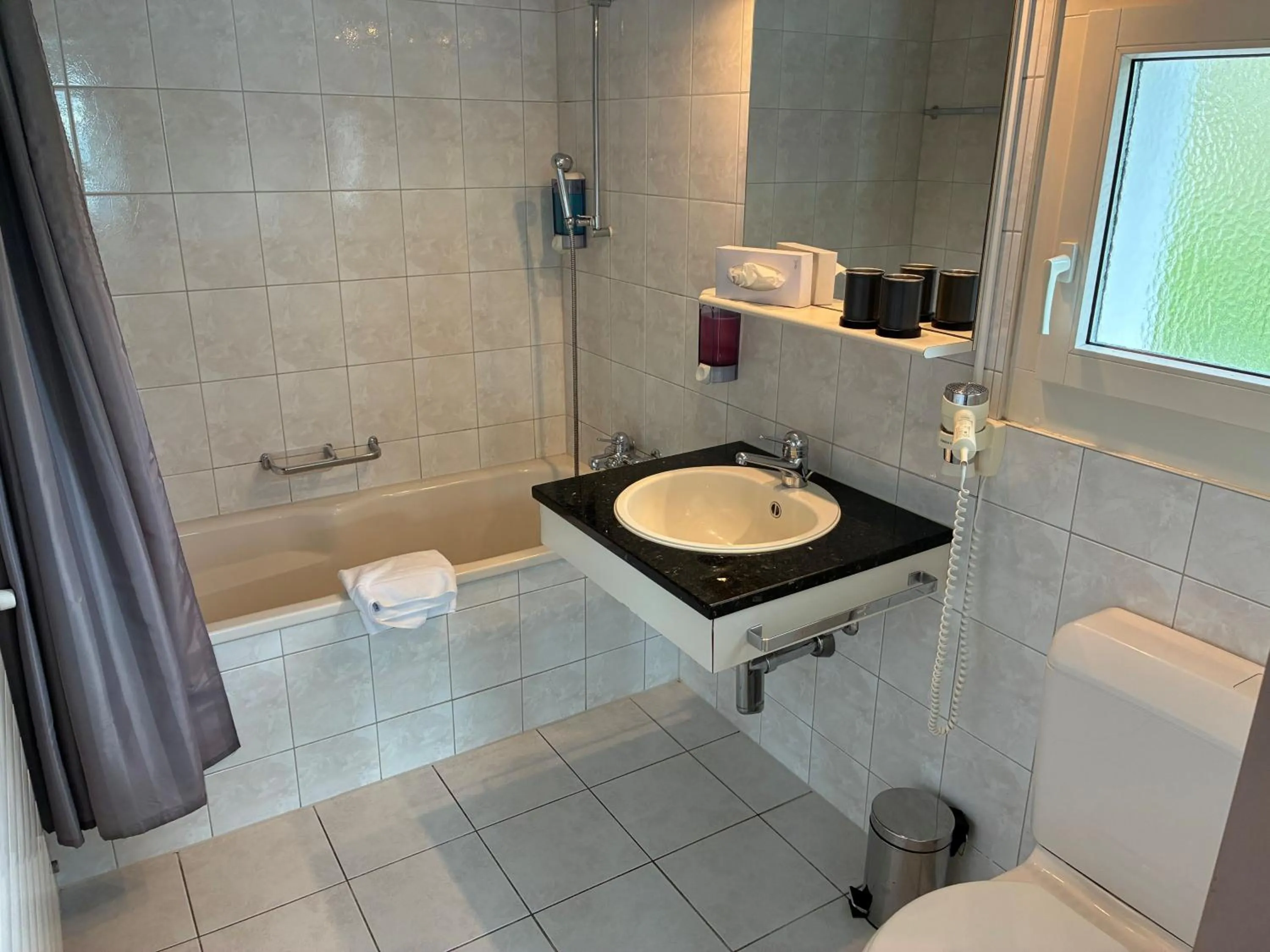 Toilet in Strandhotel Seeblick