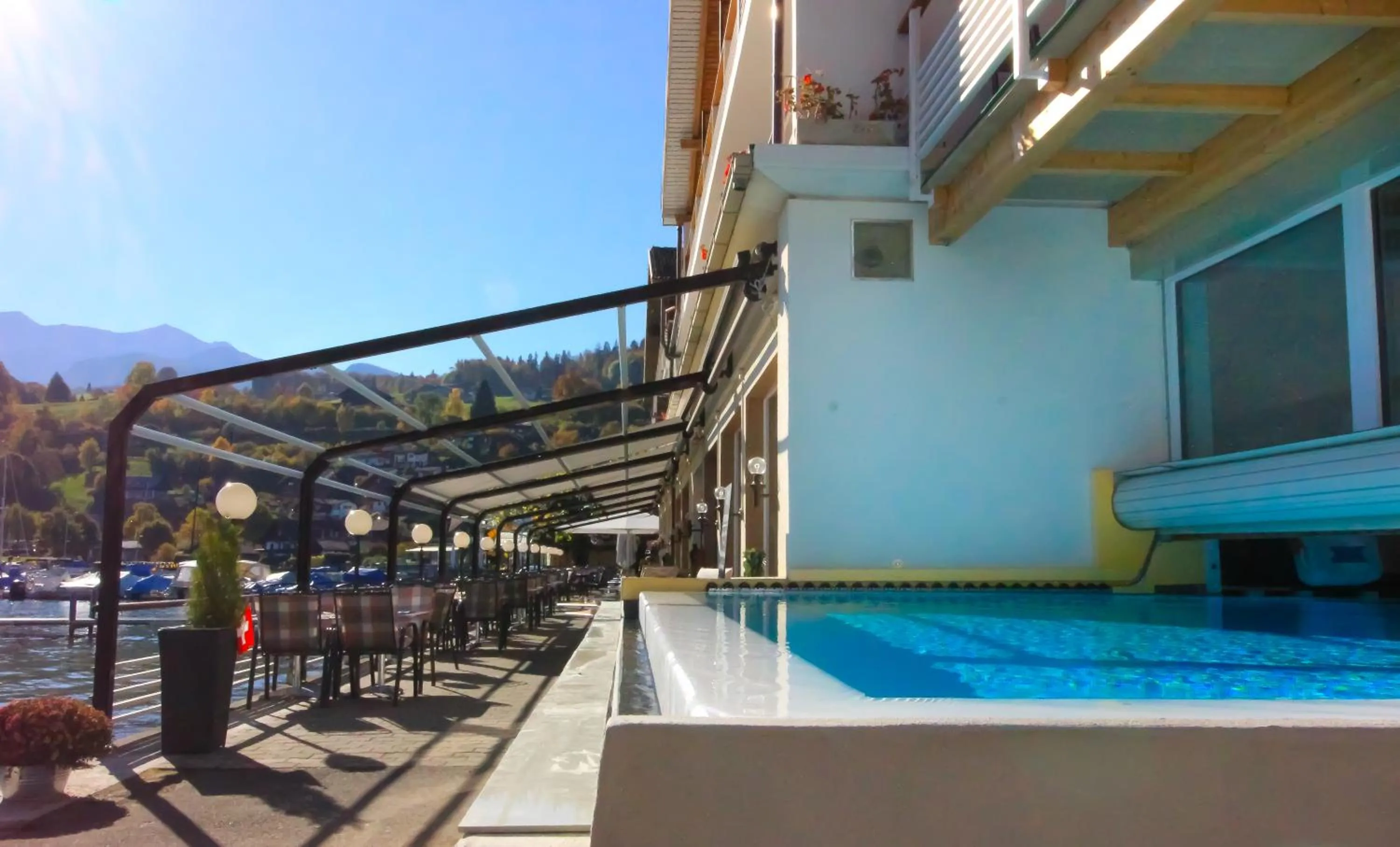 Swimming pool in Strandhotel Seeblick