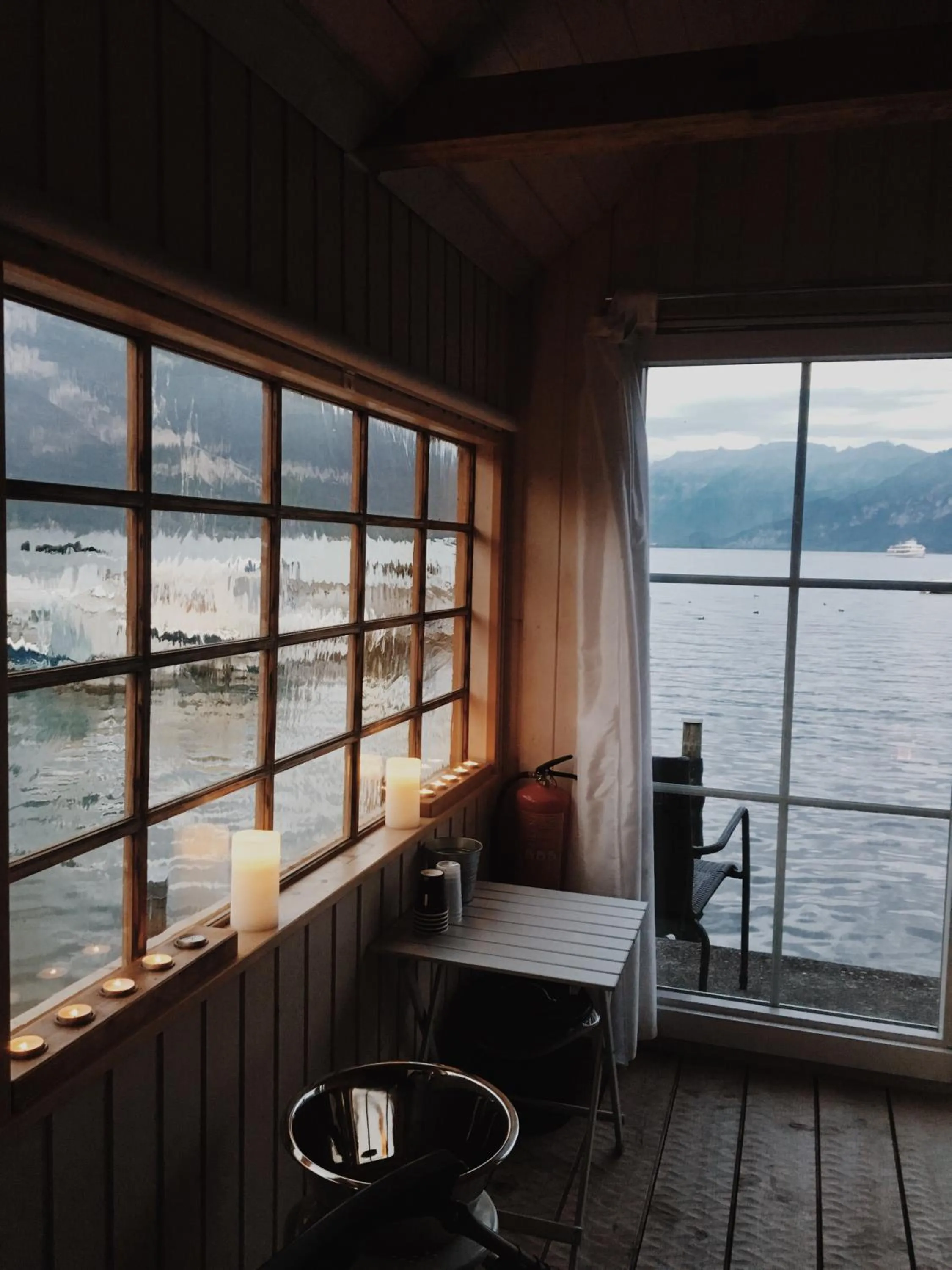 Sauna in Strandhotel Seeblick
