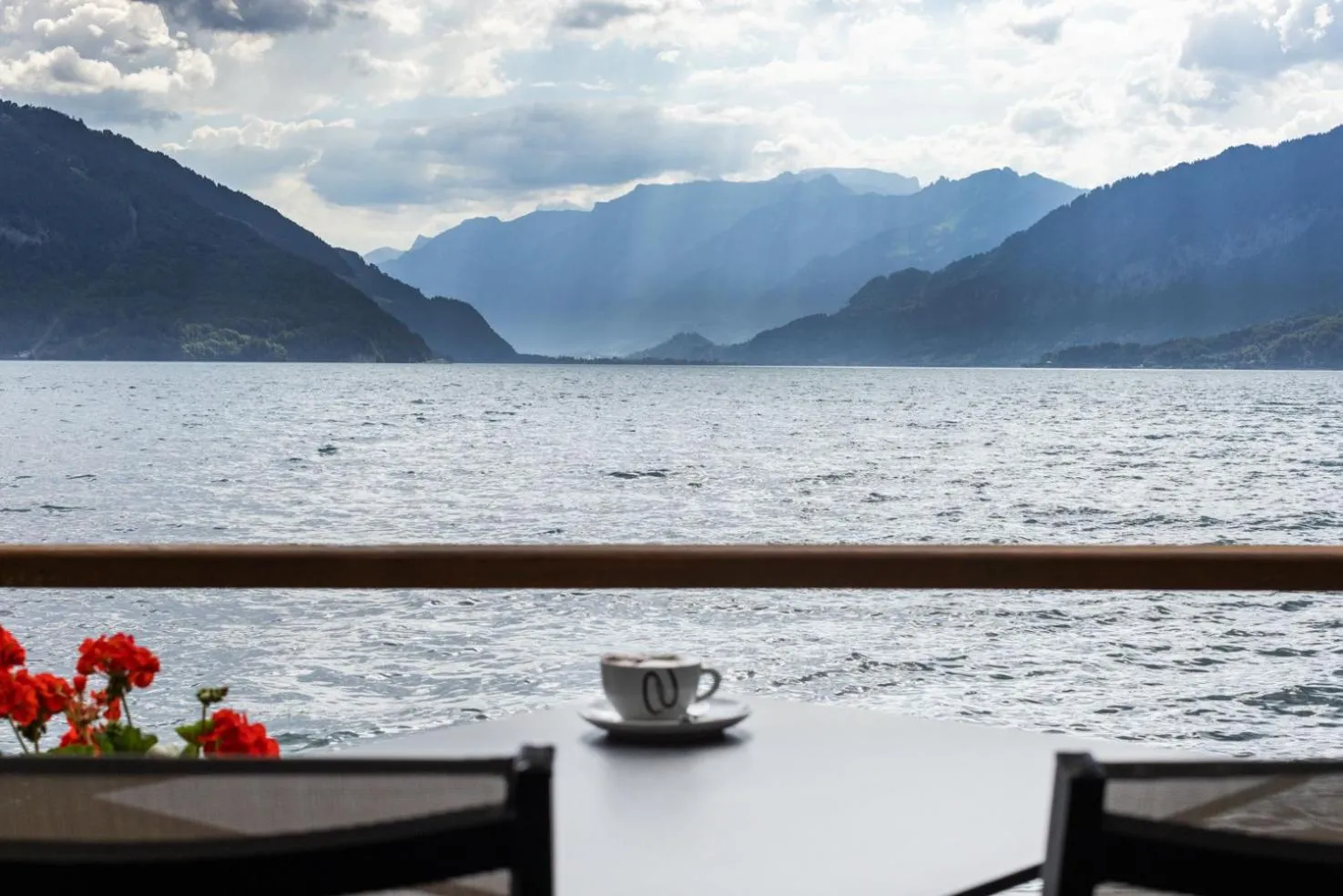 Lake view in Strandhotel Seeblick