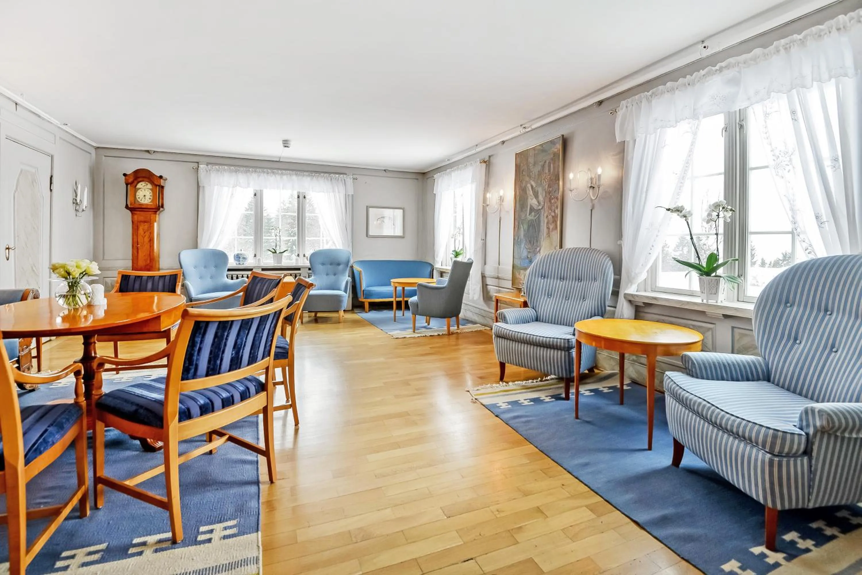 Seating area in Lysebu Hotel