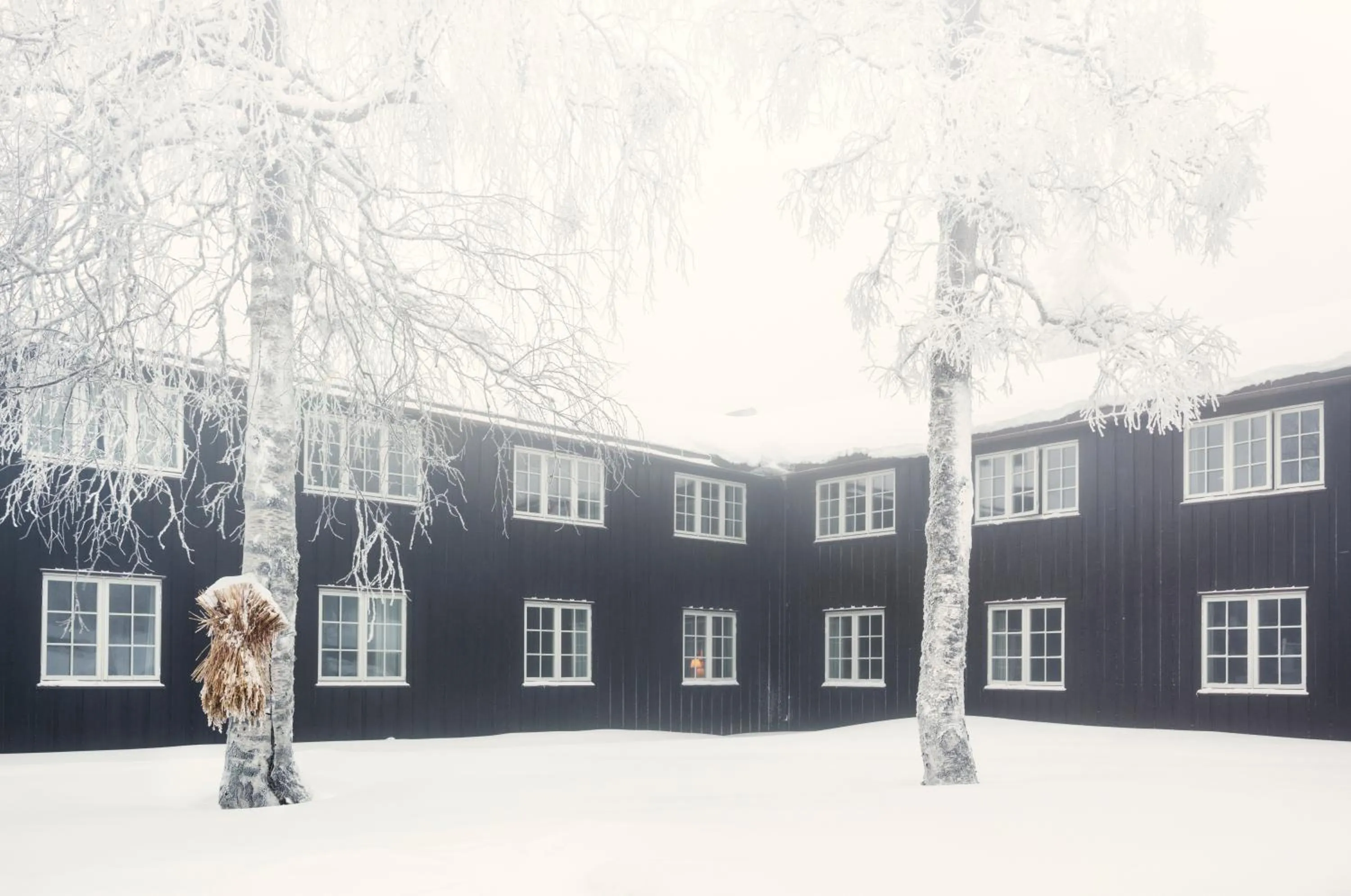 Winter in Lysebu Hotel