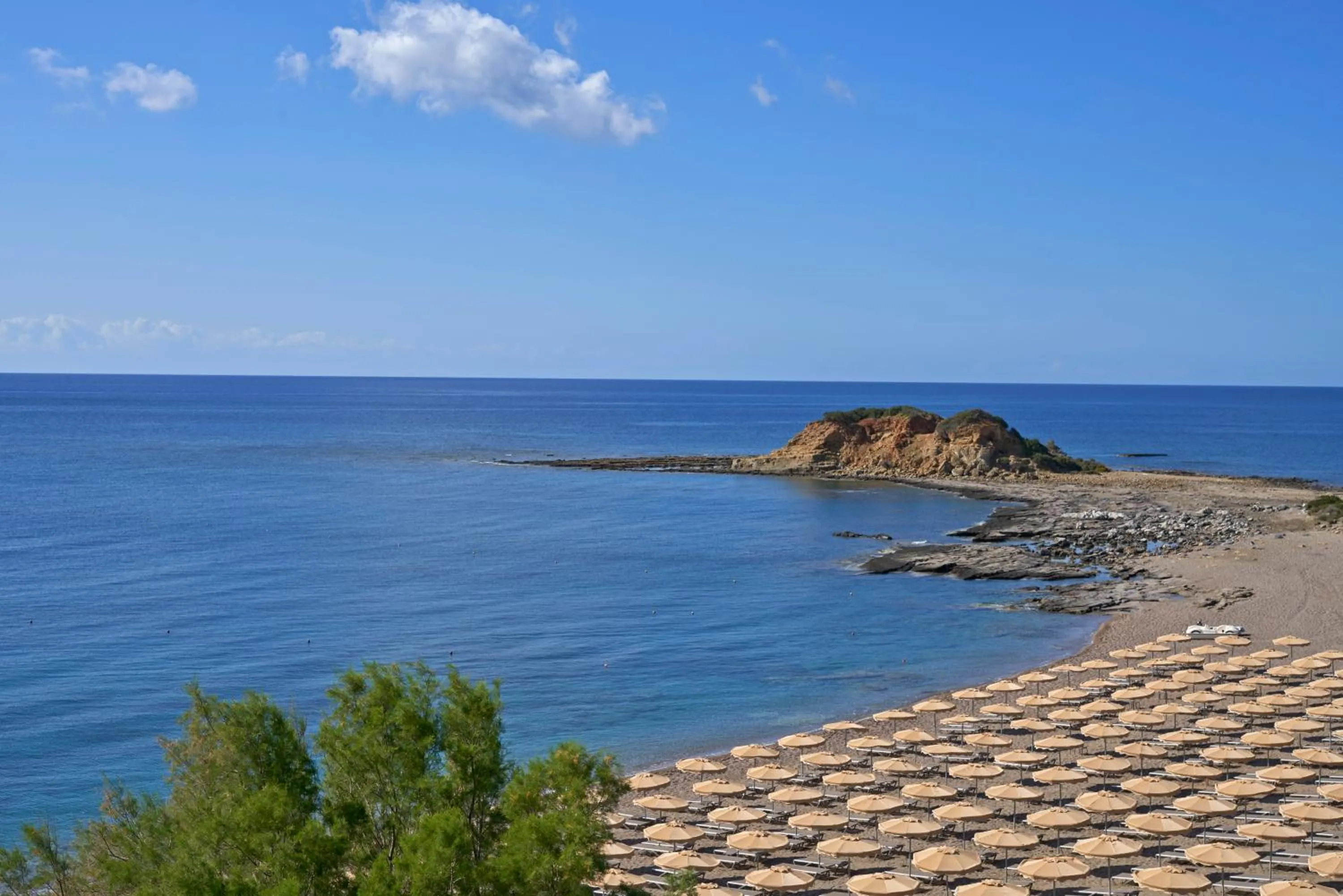 Beach in Rodos Princess Beach Hotel