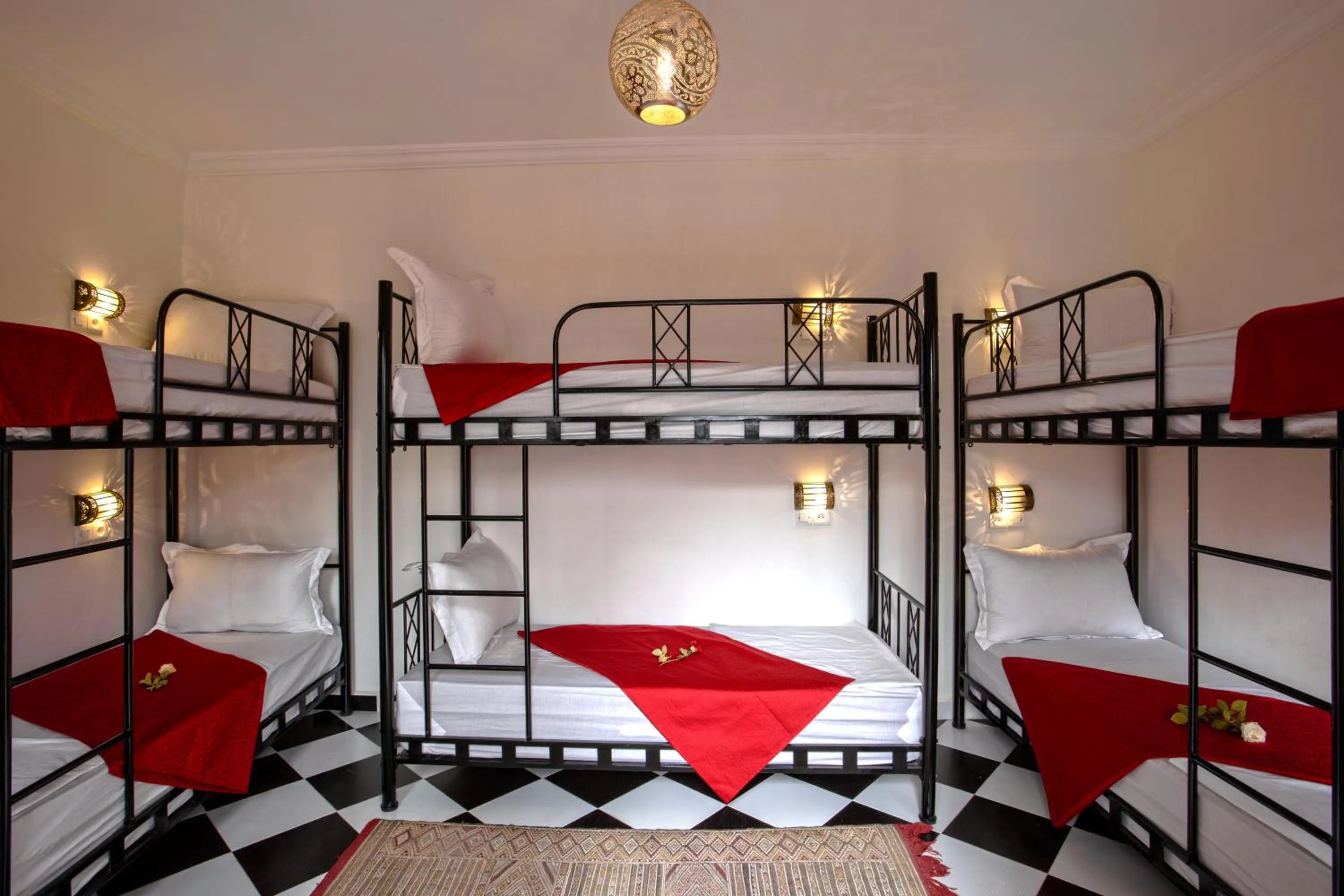 Bedroom, Bed in Hostel Amour d'auberge