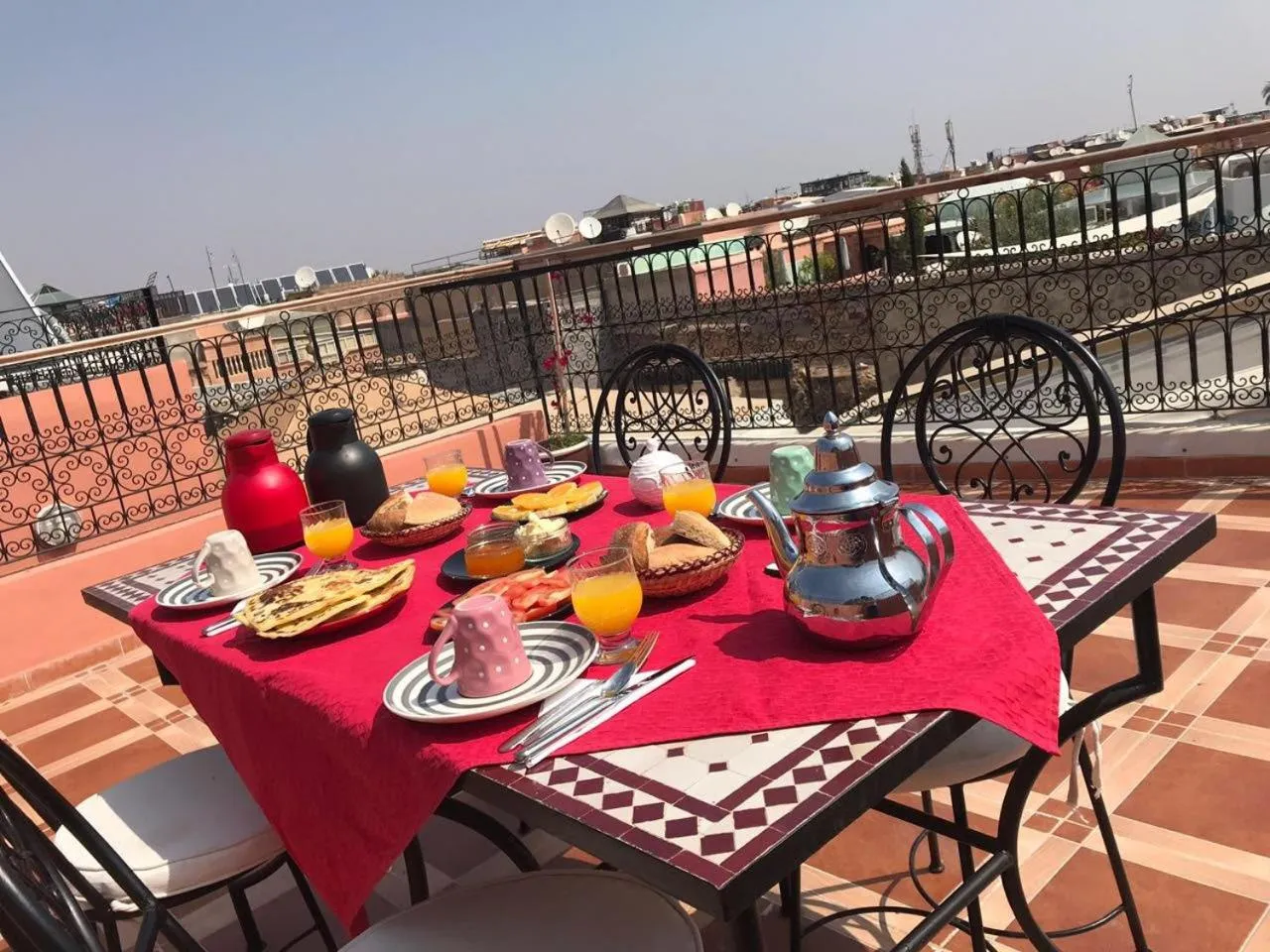 Balcony/Terrace in Hostel Amour d'auberge