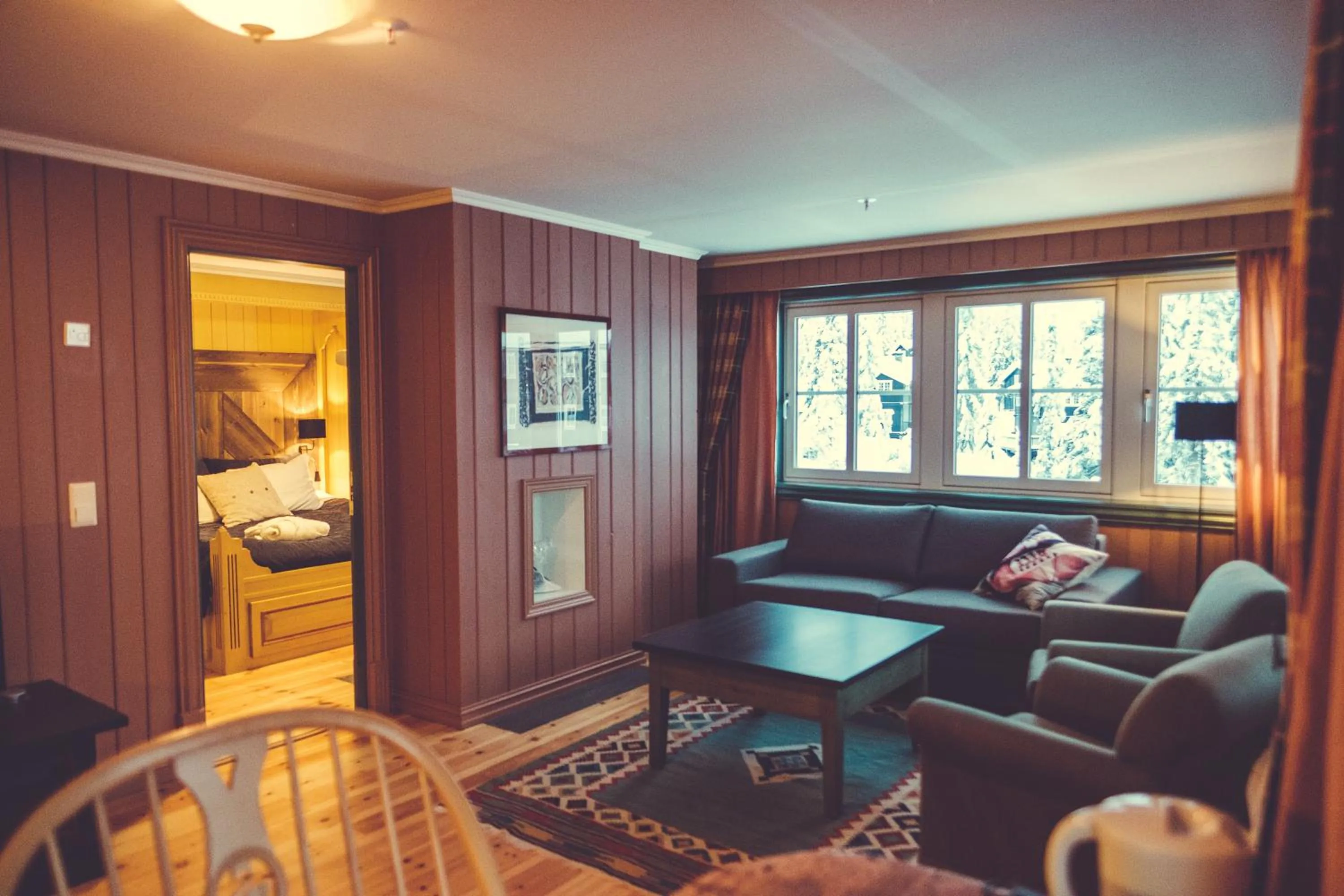 Bed in Gudbrandsgard Hotel