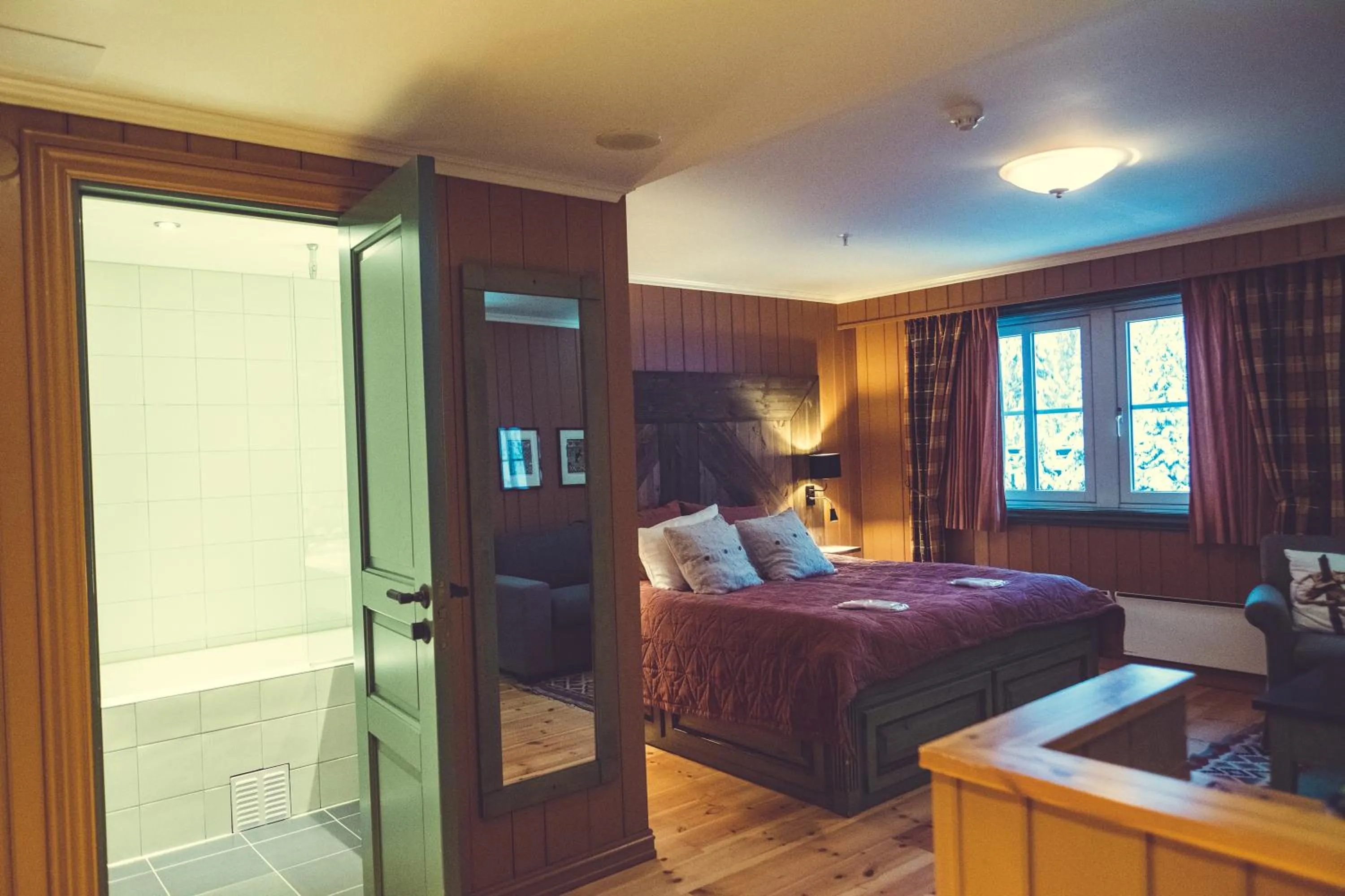 Bed in Gudbrandsgard Hotel