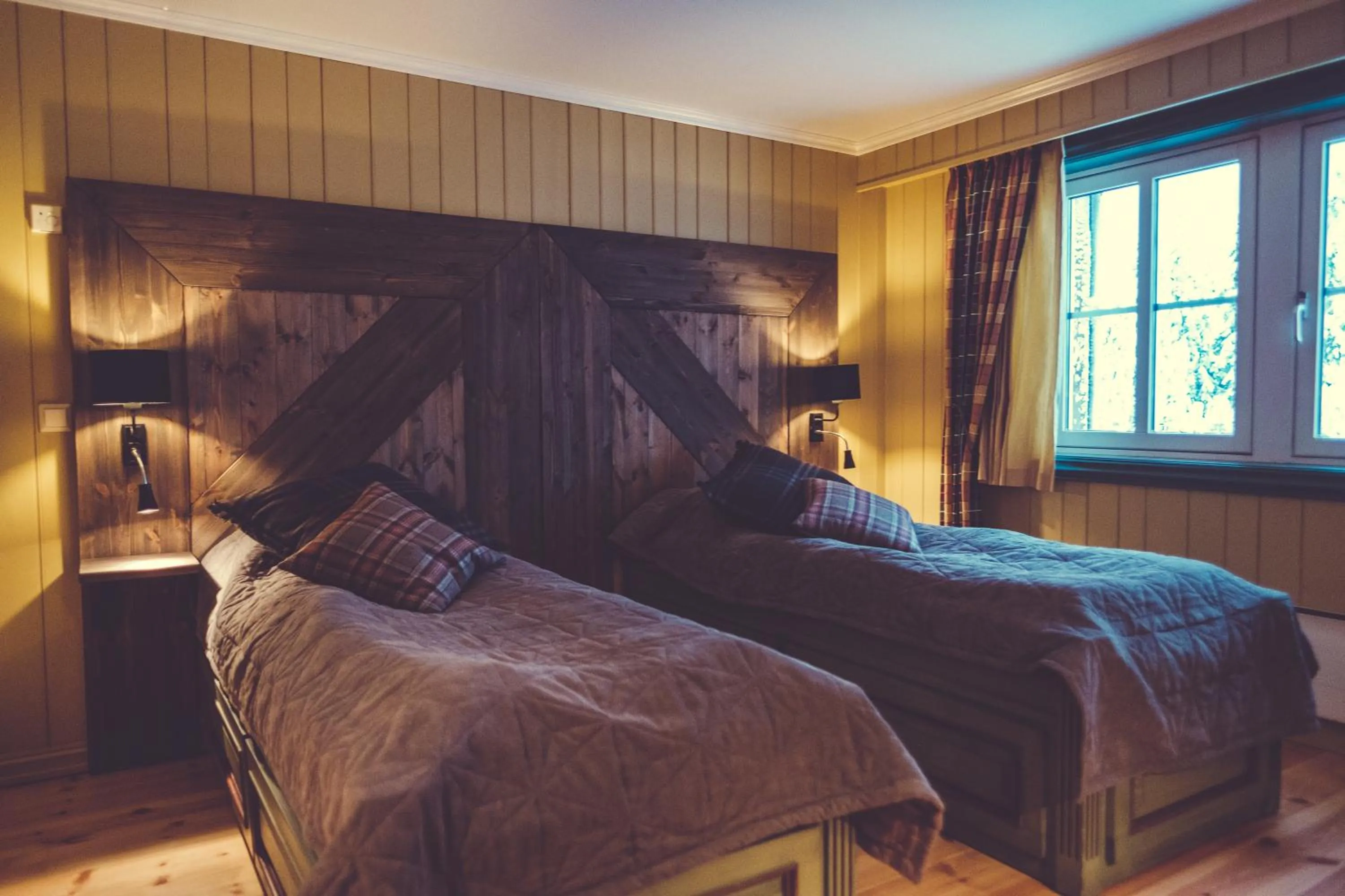 Bed in Gudbrandsgard Hotel