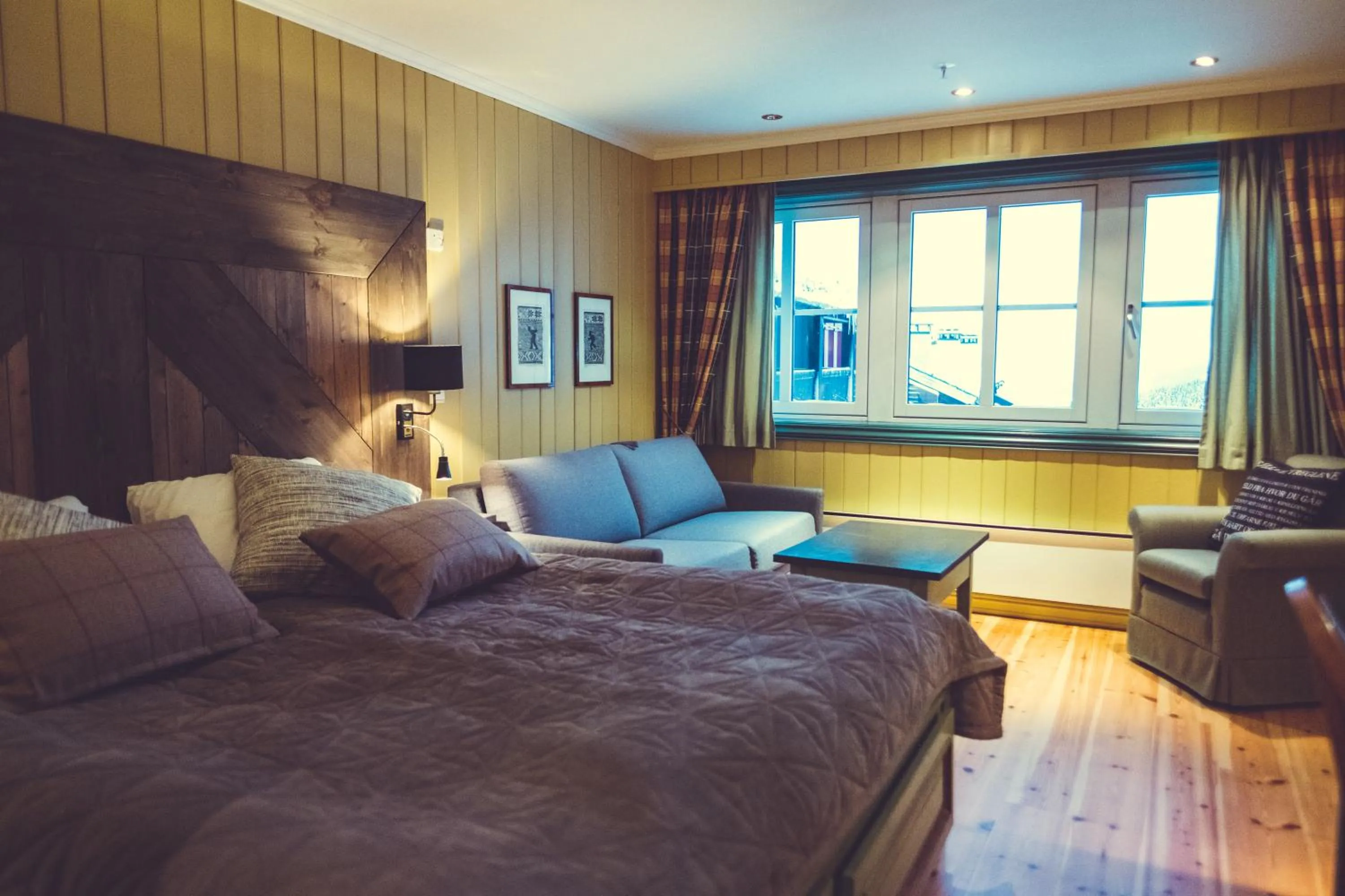 Bed in Gudbrandsgard Hotel