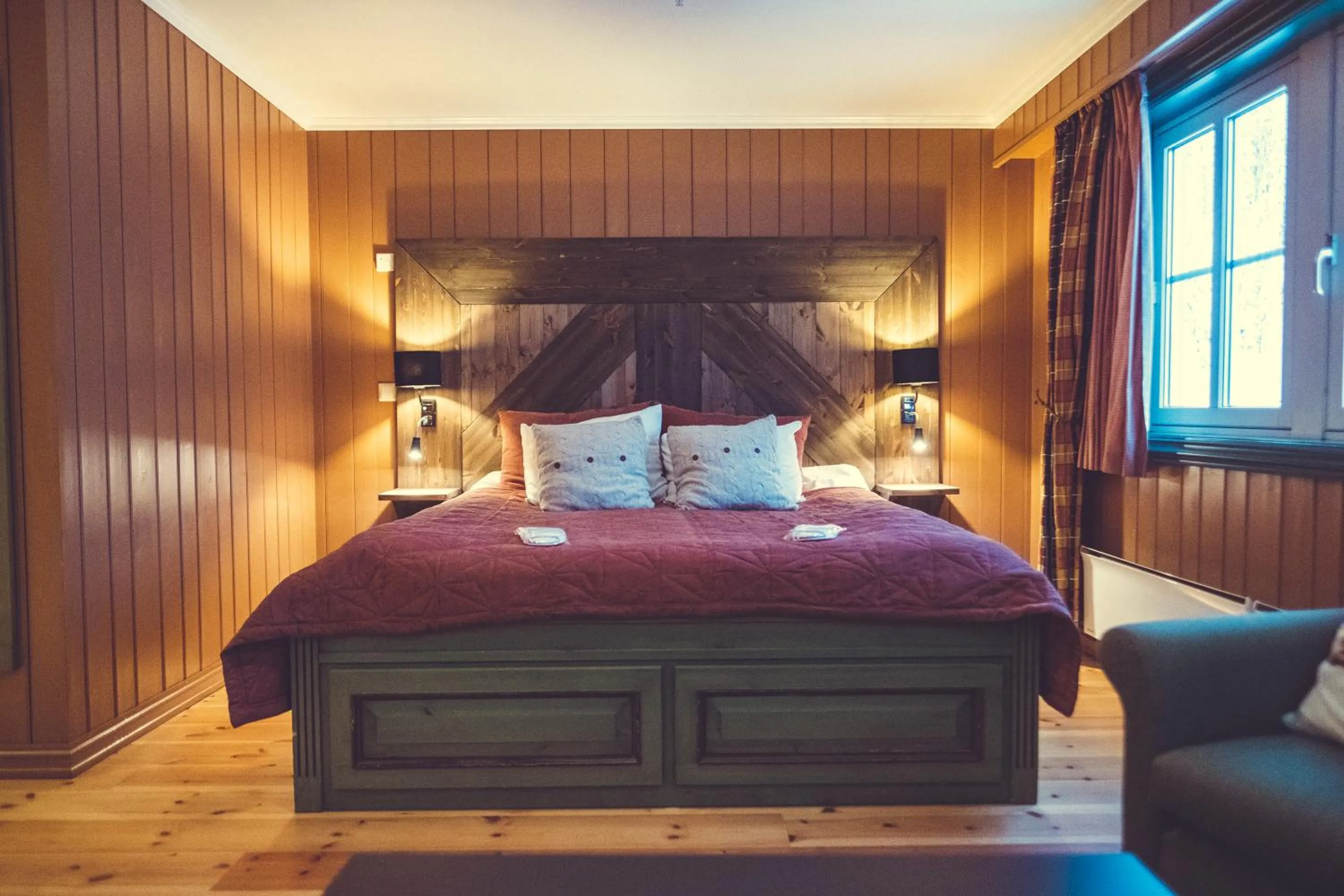 Bed in Gudbrandsgard Hotel