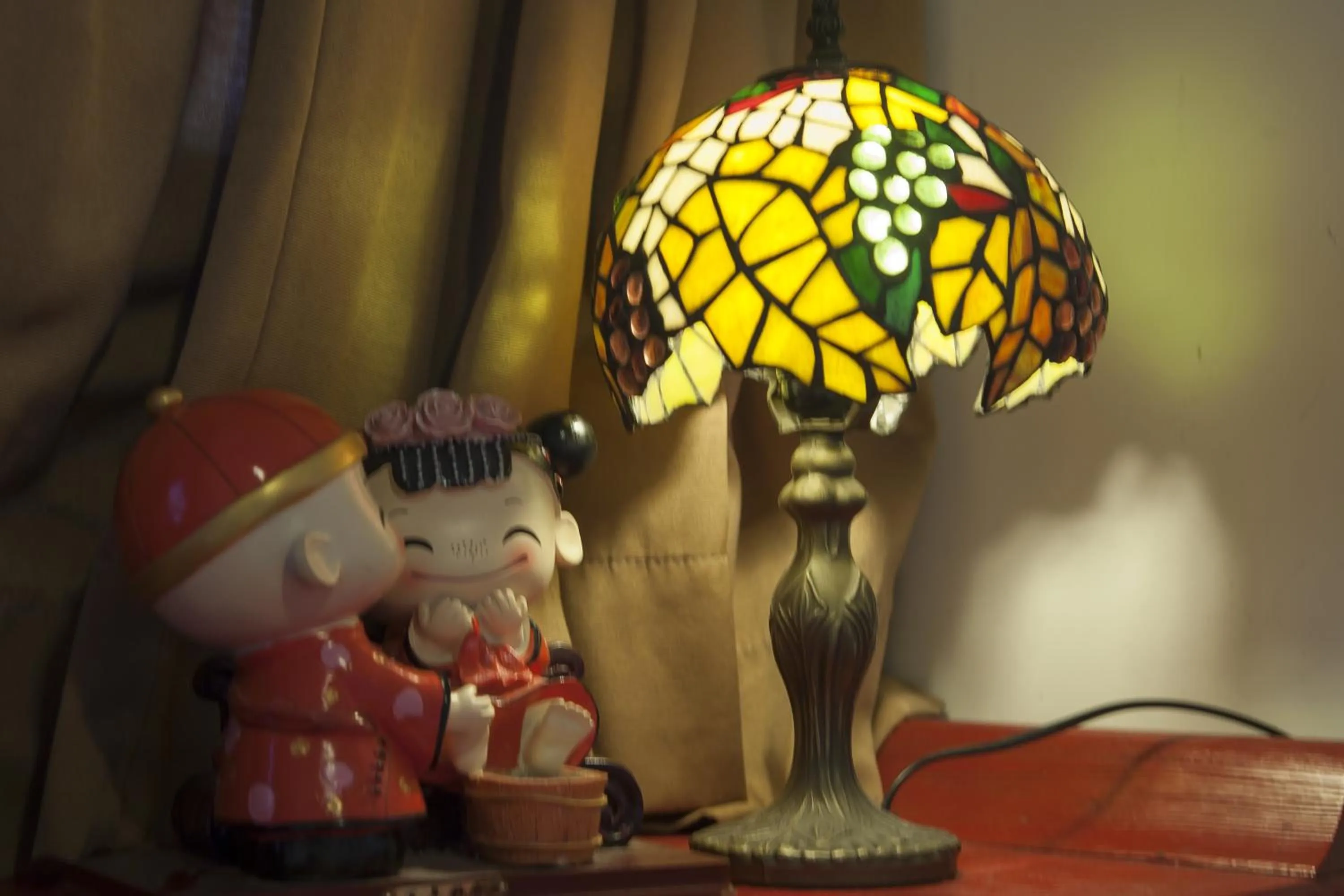 Decorative detail in The Great Wall Courtyard Hostel