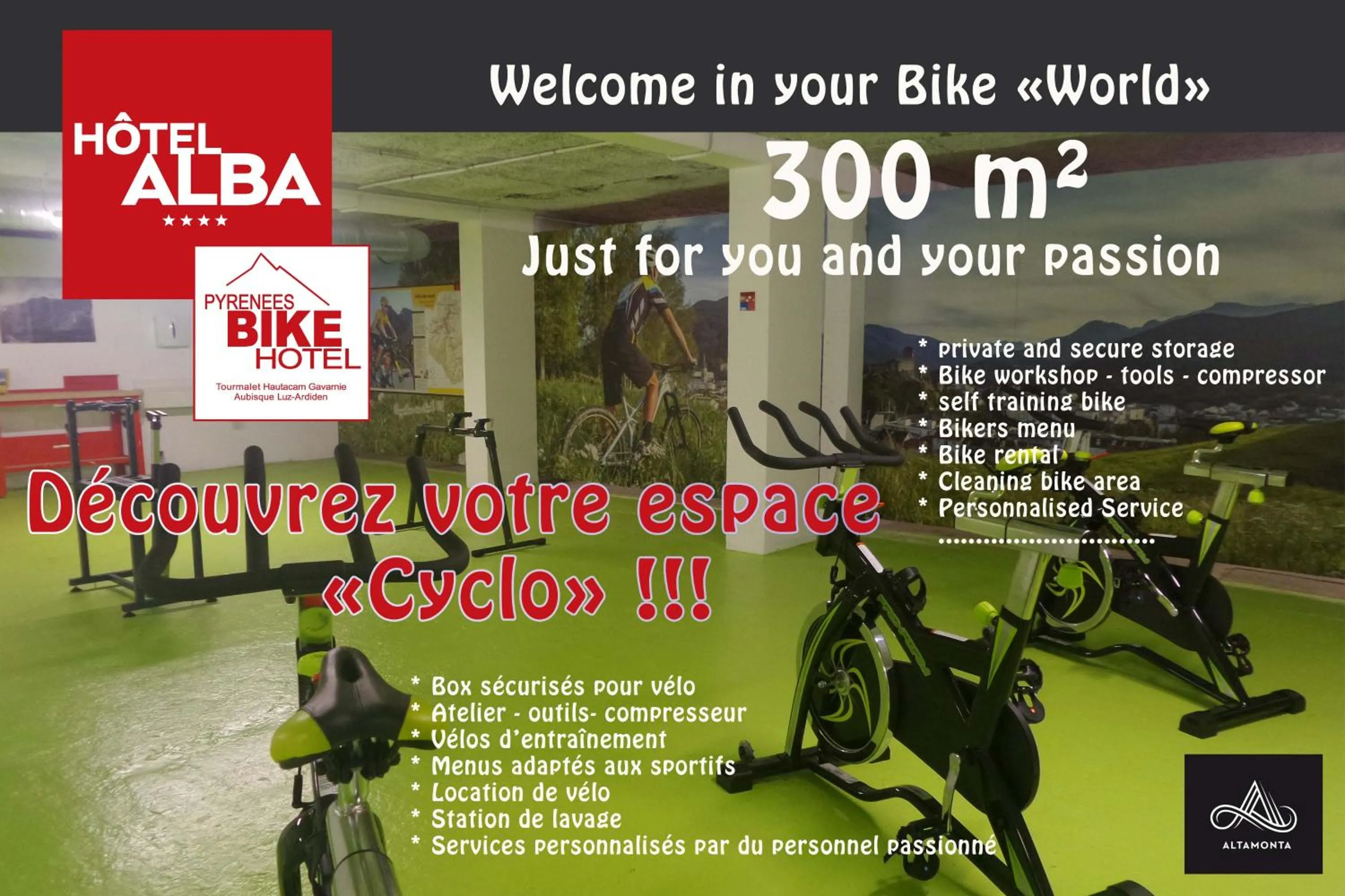 Property logo or sign in Hôtel Alba