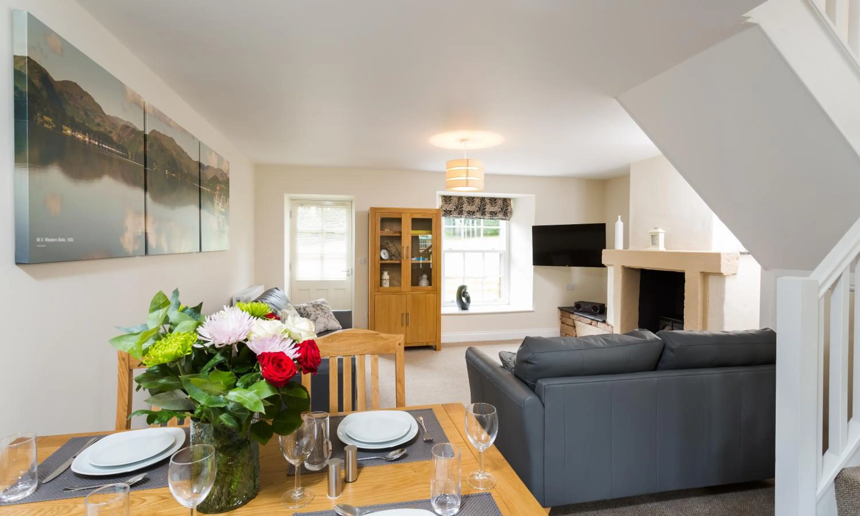 Living room in Waterfoot Park