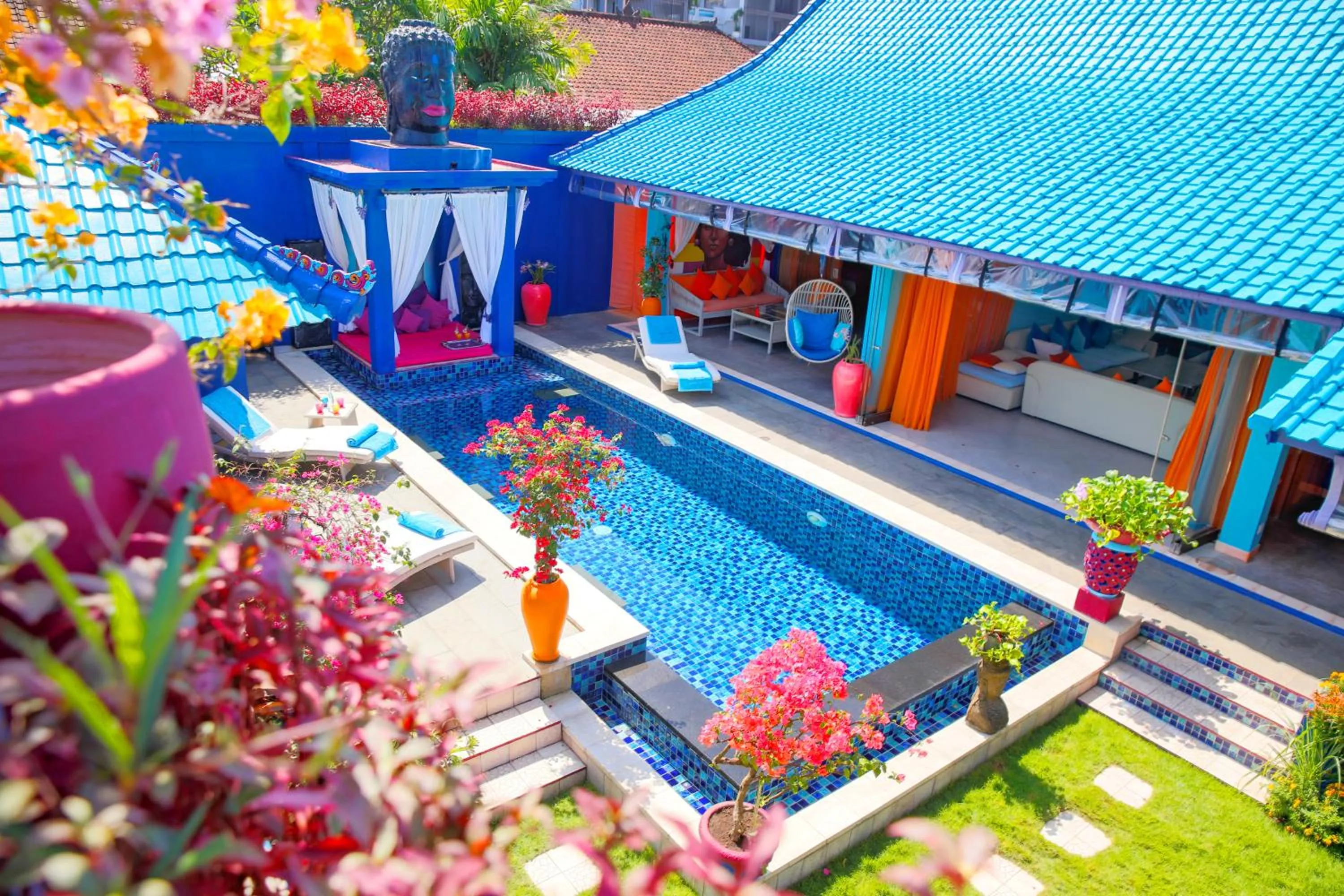 Patio in Villa Majorelle Bali