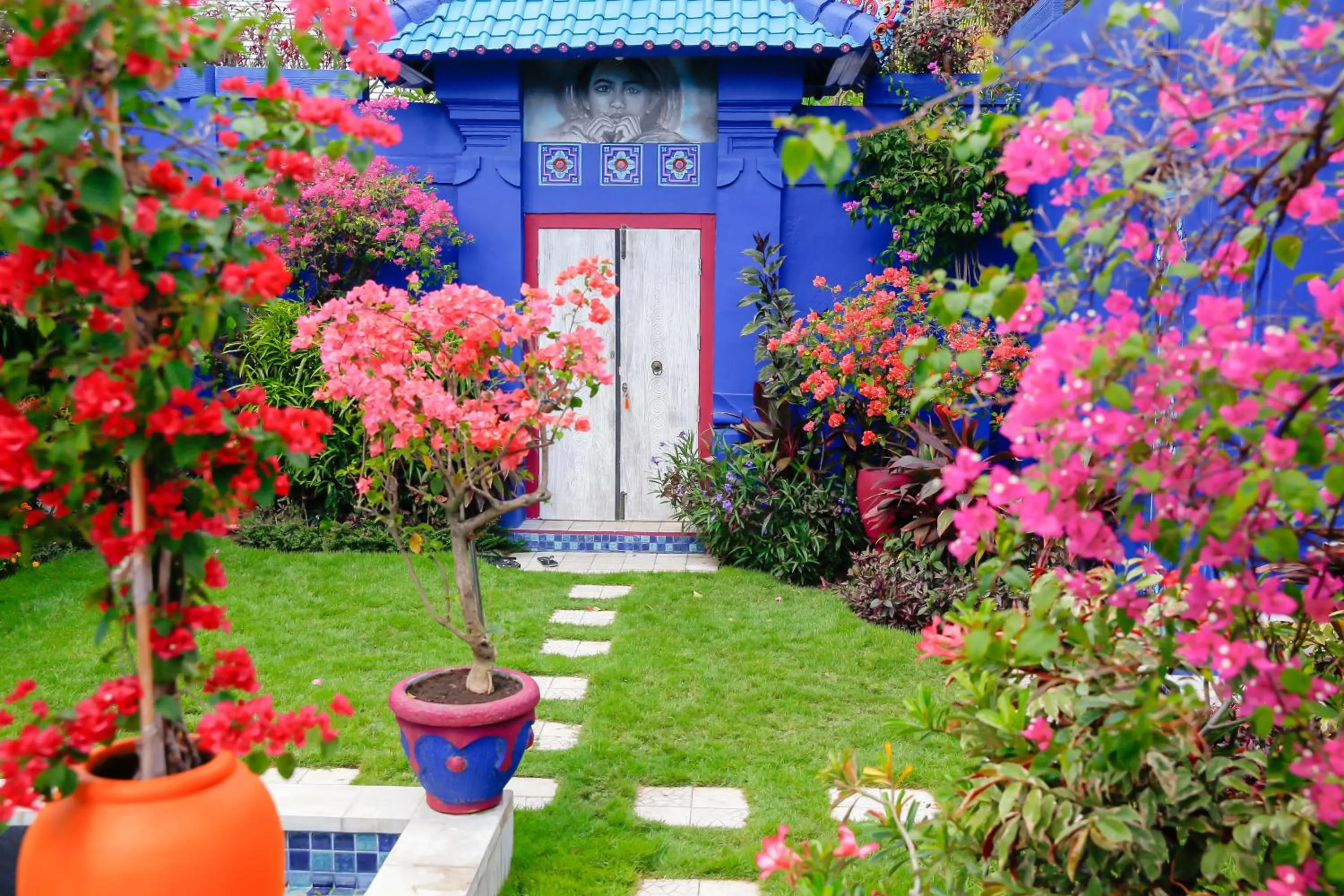 Property building in Villa Majorelle Bali