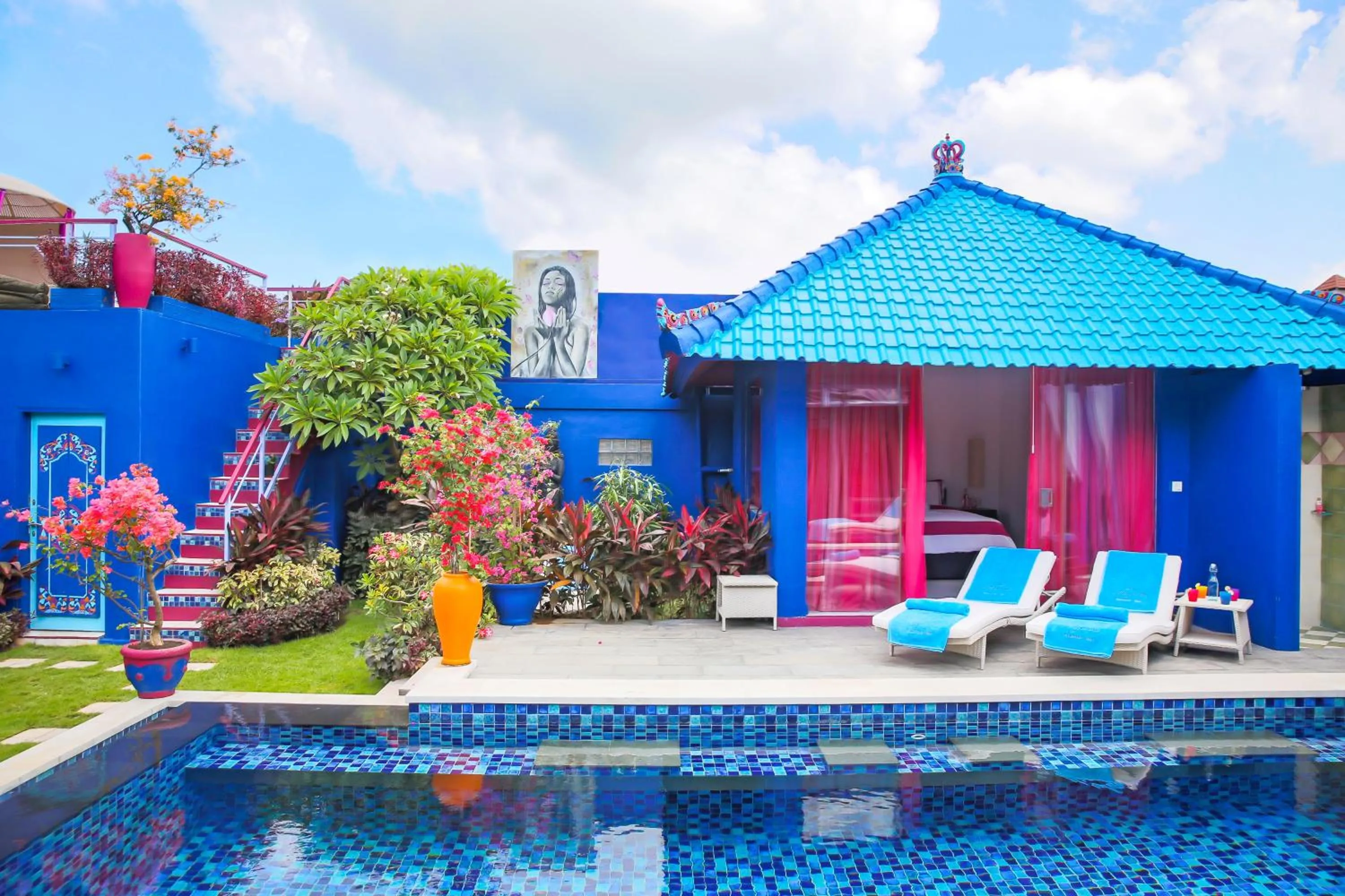 Garden in Villa Majorelle Bali