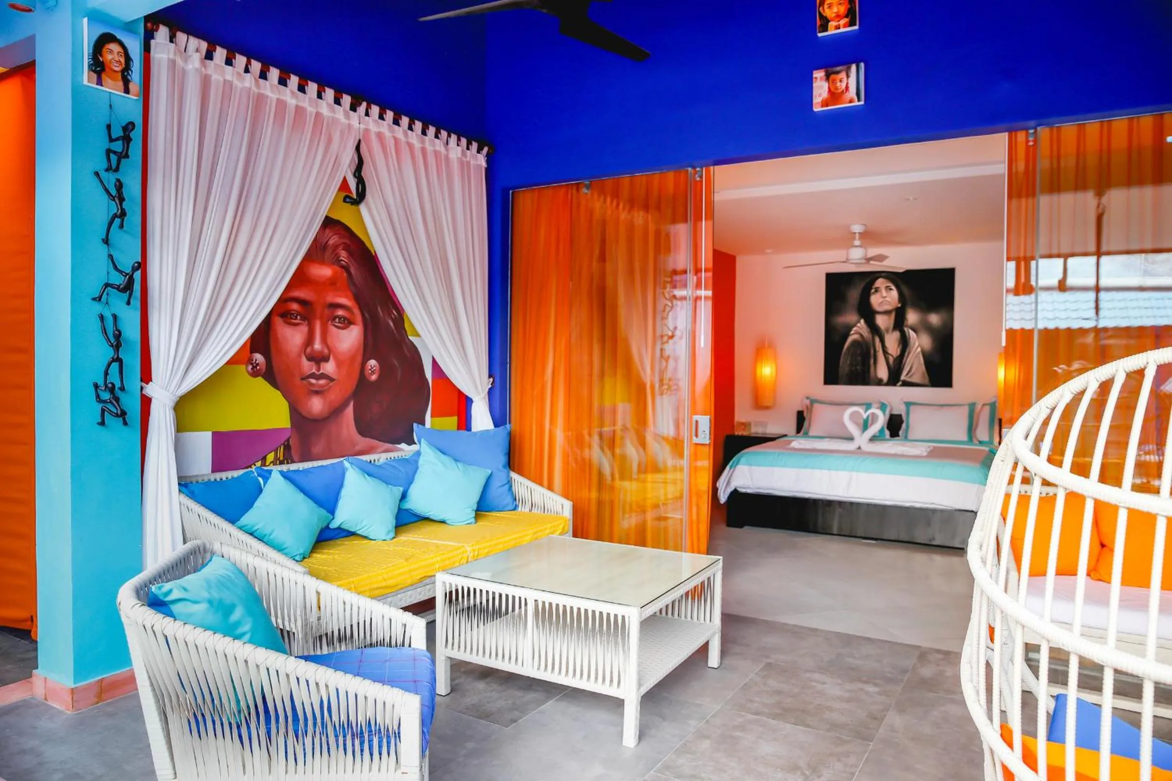 Garden, Bed in Villa Majorelle Bali