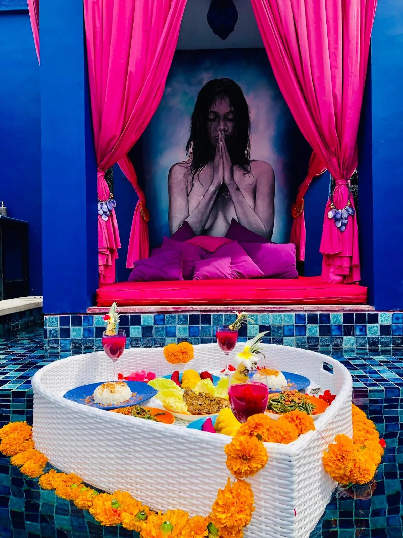 Food and drinks in Villa Majorelle Bali