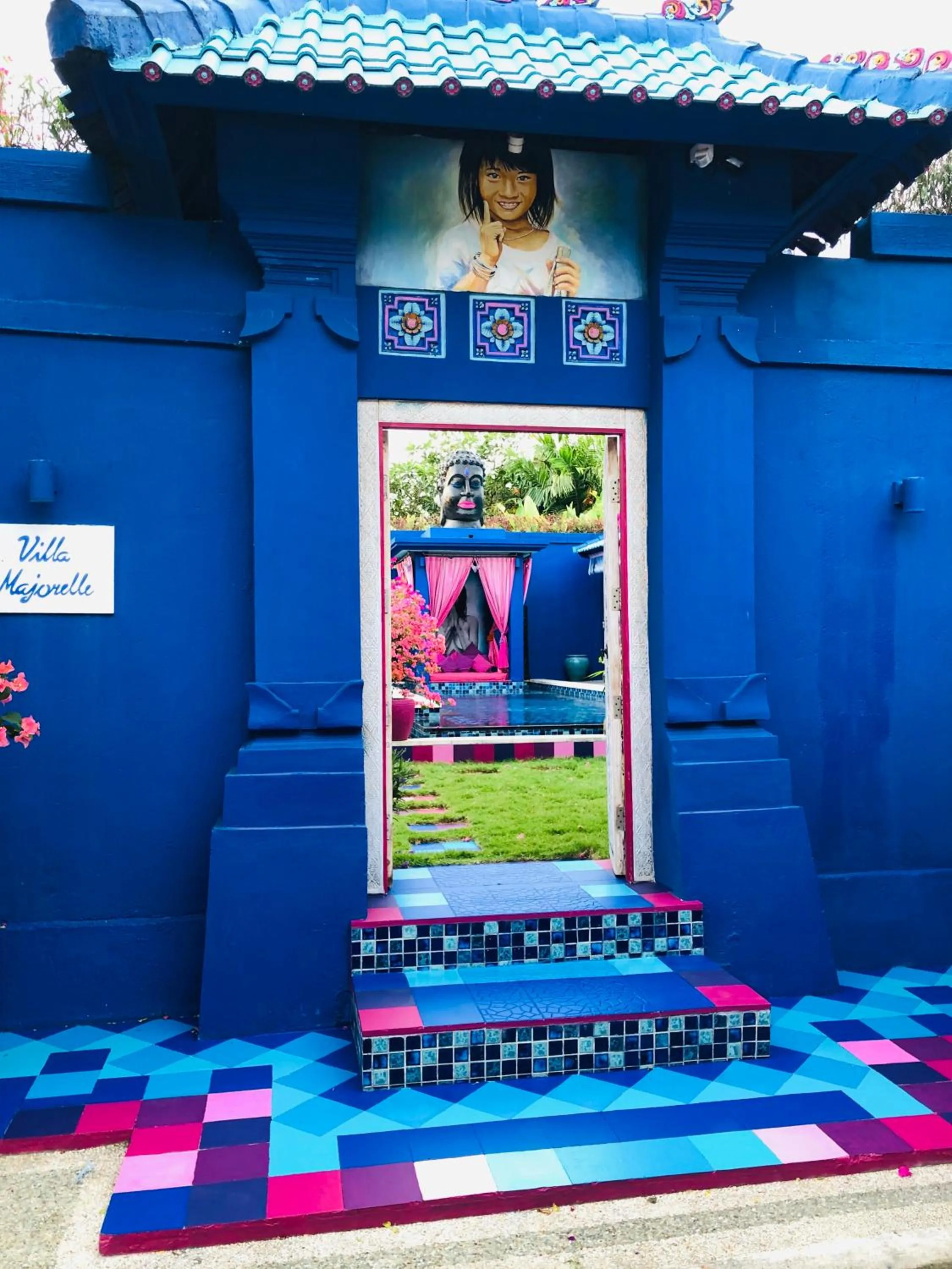 Property building in Villa Majorelle Bali