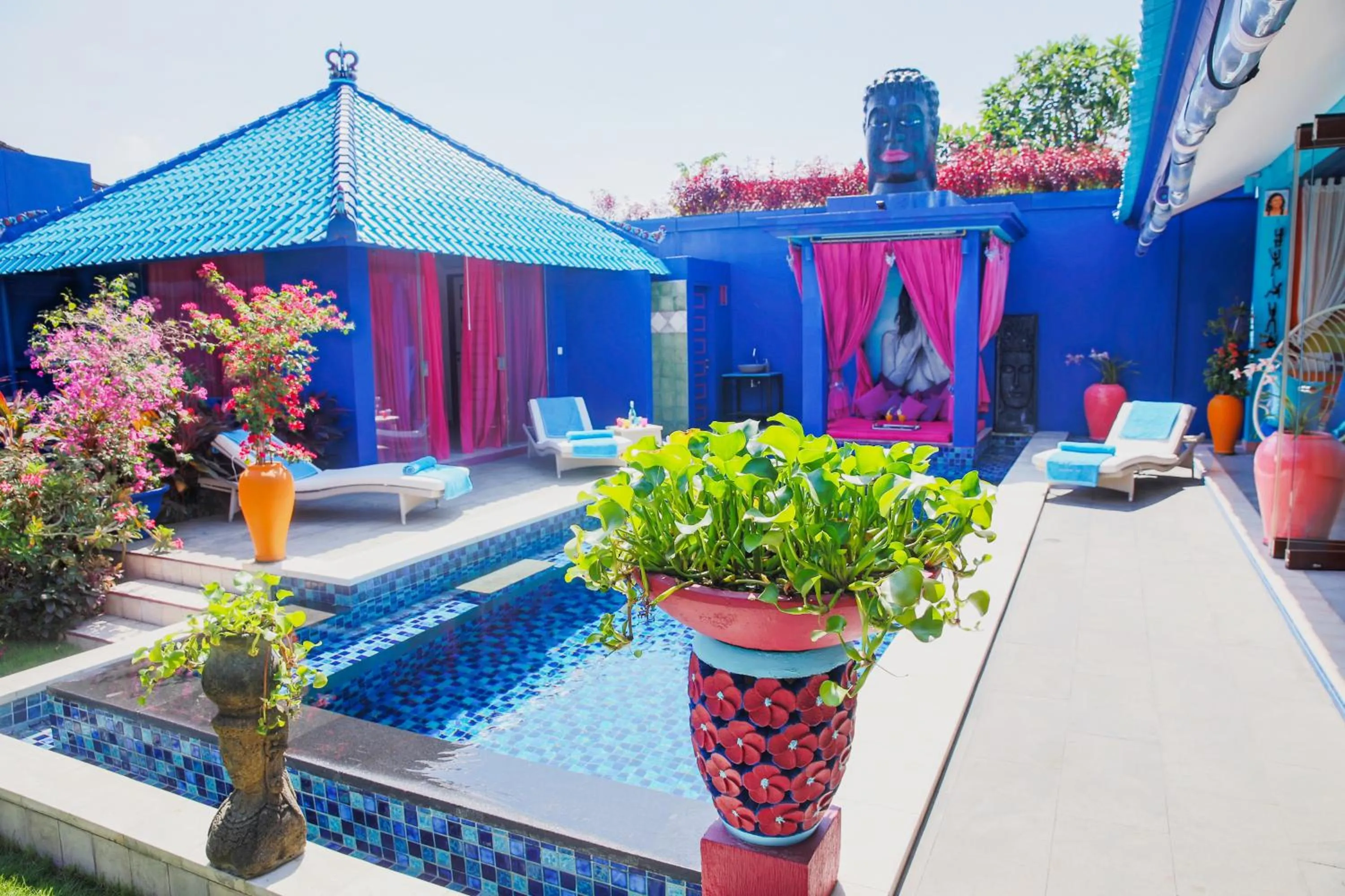 Patio in Villa Majorelle Bali