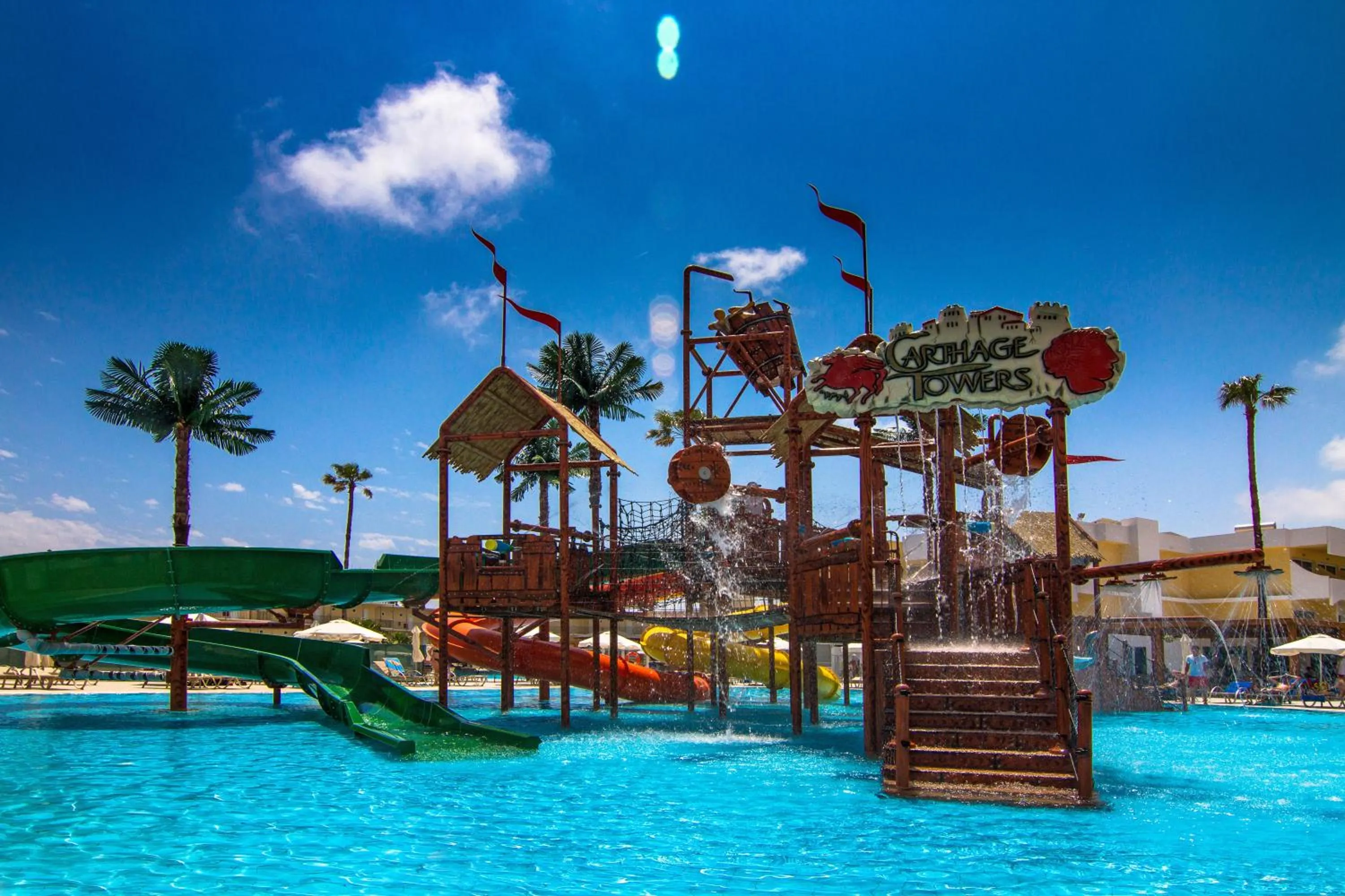 Aqua park in Sun Palace Hotel